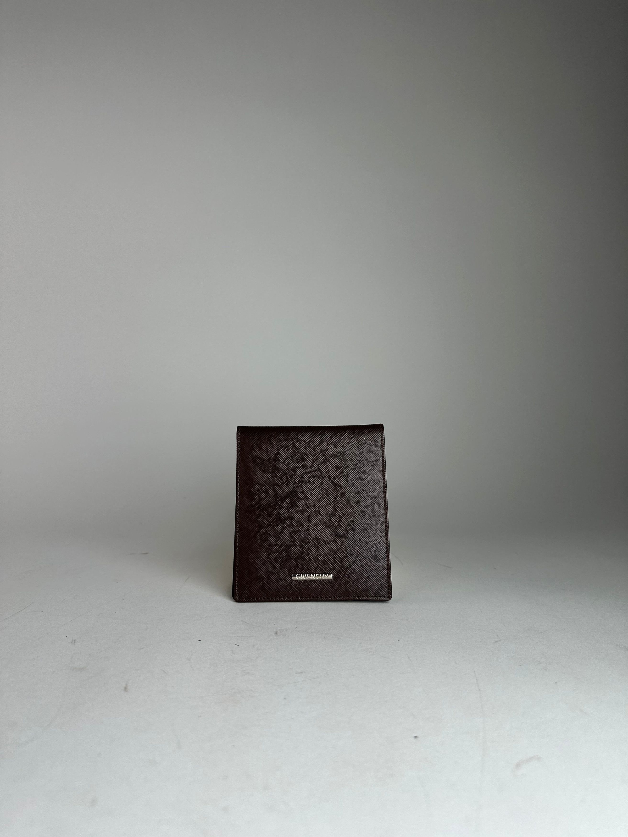 Givenchy Vintage Leather Card Holder Brown Size ONE SIZE - 10 Thumbnail