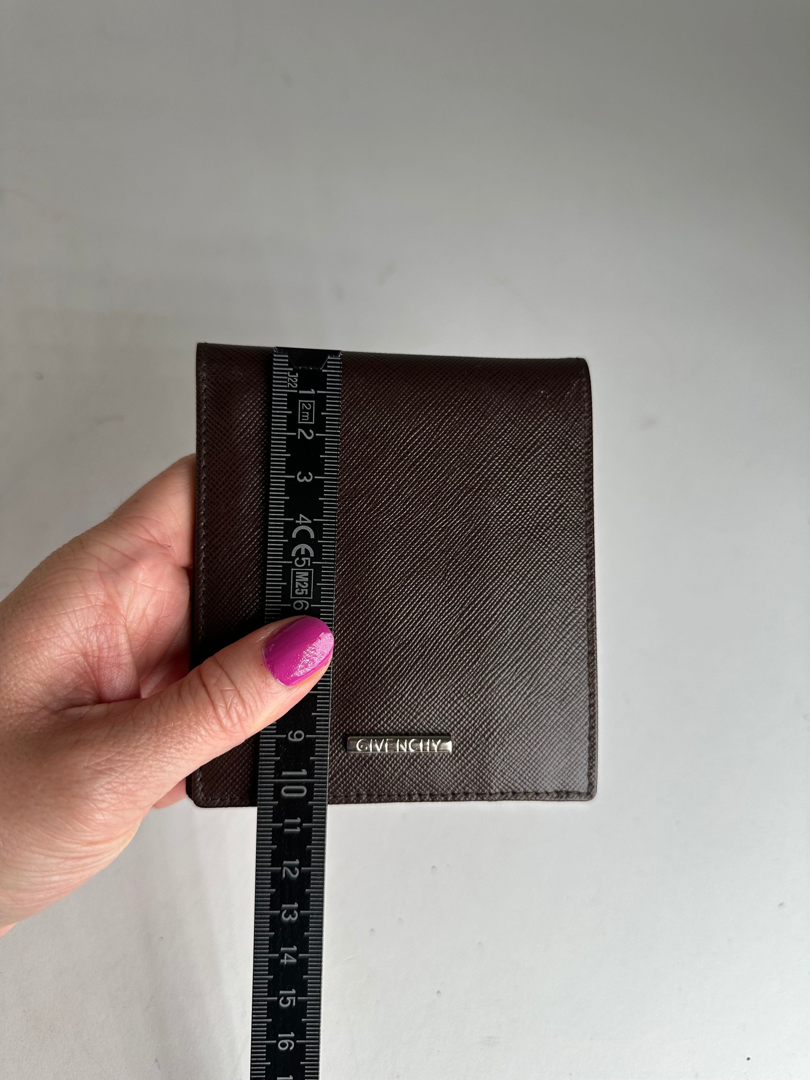 Givenchy Vintage Leather Card Holder Brown Size ONE SIZE - 8 Thumbnail