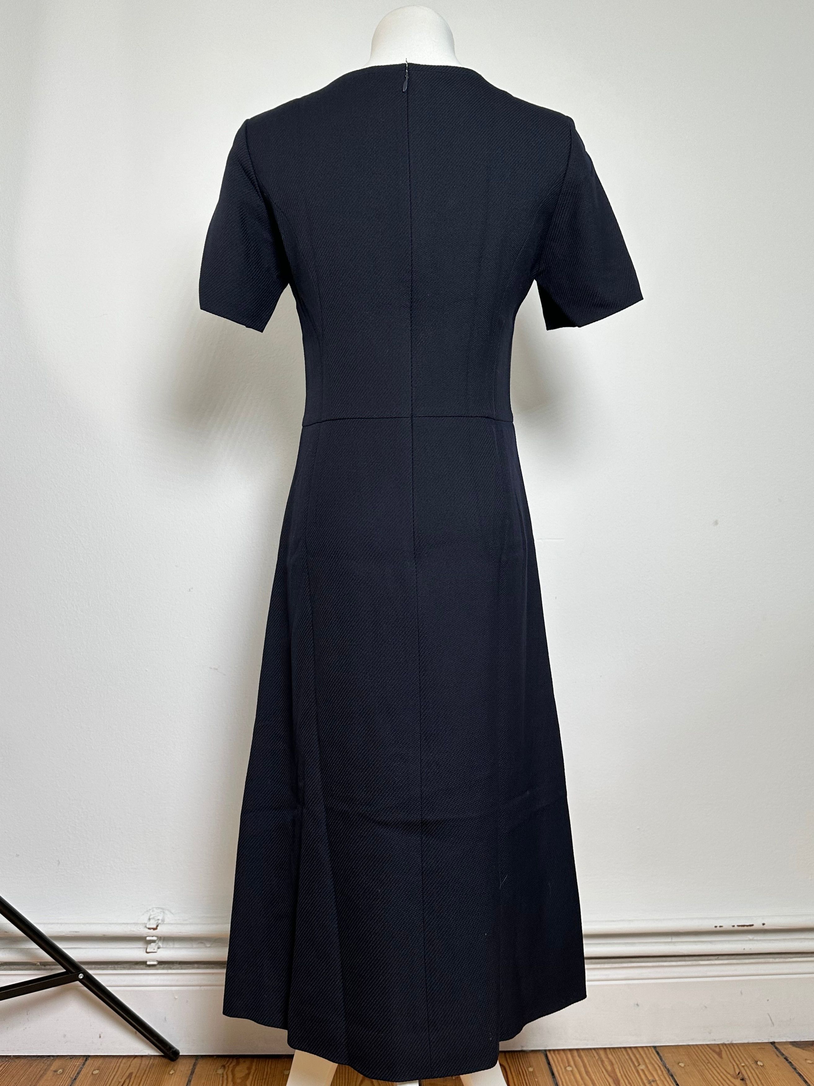 Courreges Vintage Wool Dress Navy M Size S / US 4 / IT 40 - 3 Thumbnail