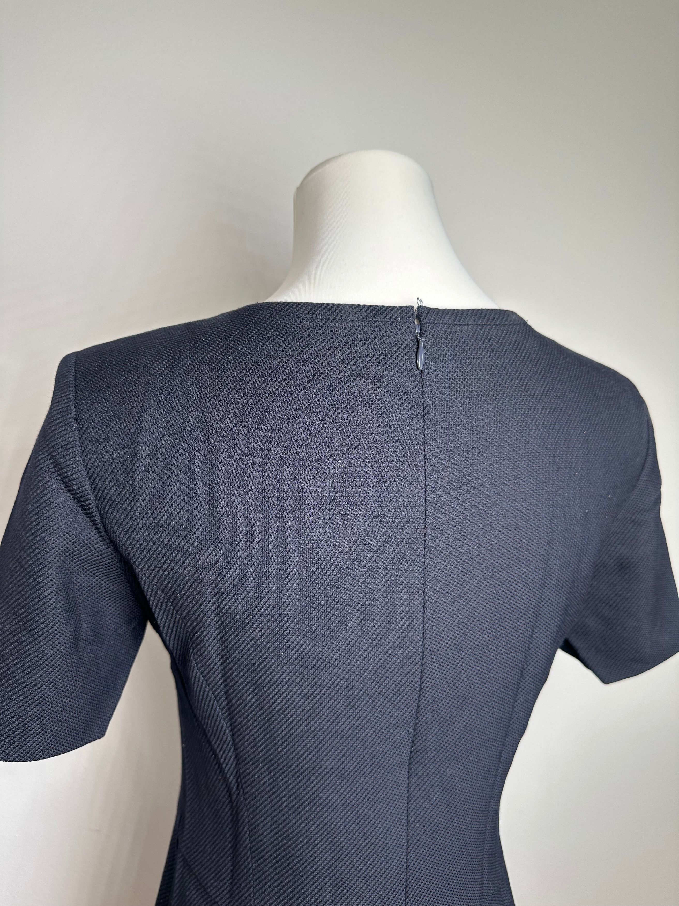 Courreges Vintage Wool Dress Navy M Size S / US 4 / IT 40 - 9 Thumbnail