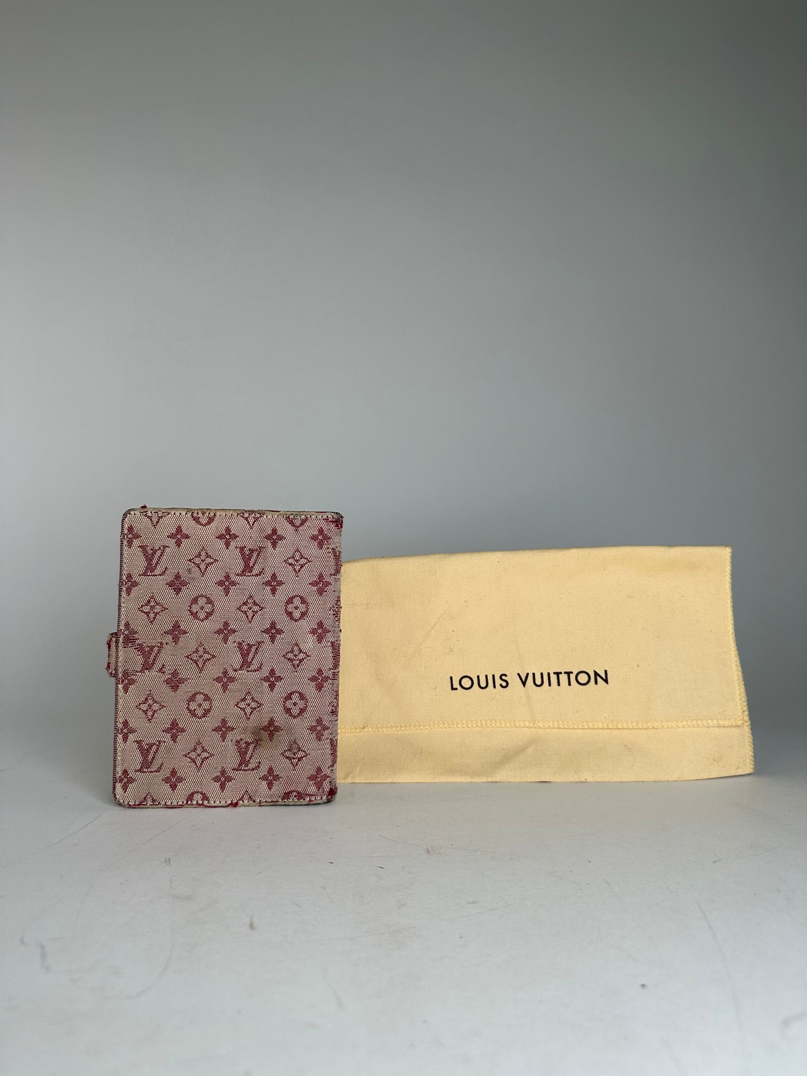 Louis Vuitton Vintage Denim Leather Card Holder / Oraganizer Purple Beige Size ONE SIZE - 9 Thumbnail