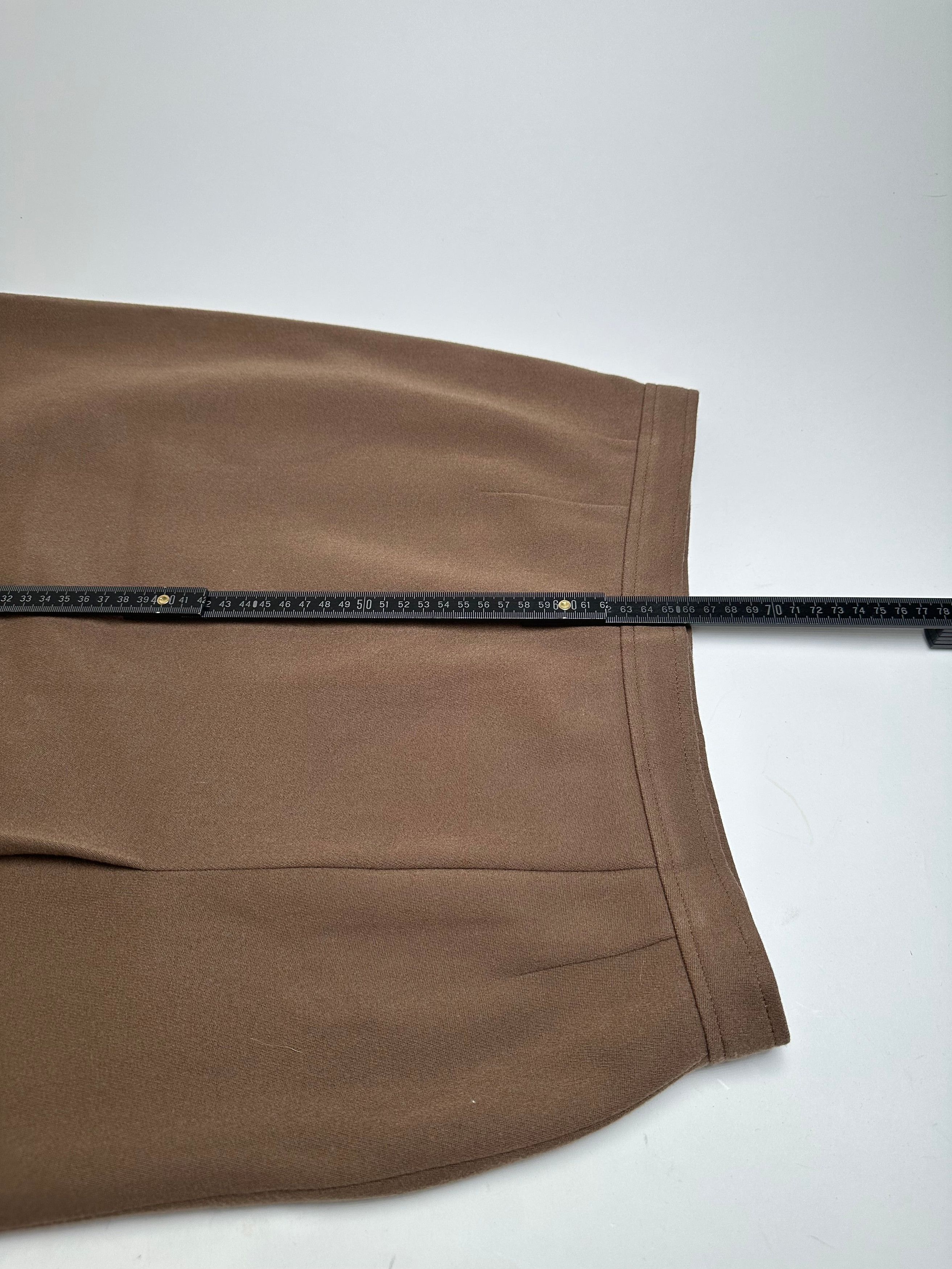 Chloe Vintage Wool Skirt FR42 Brown Size 30" / US 8 / IT 44 - 5 Thumbnail