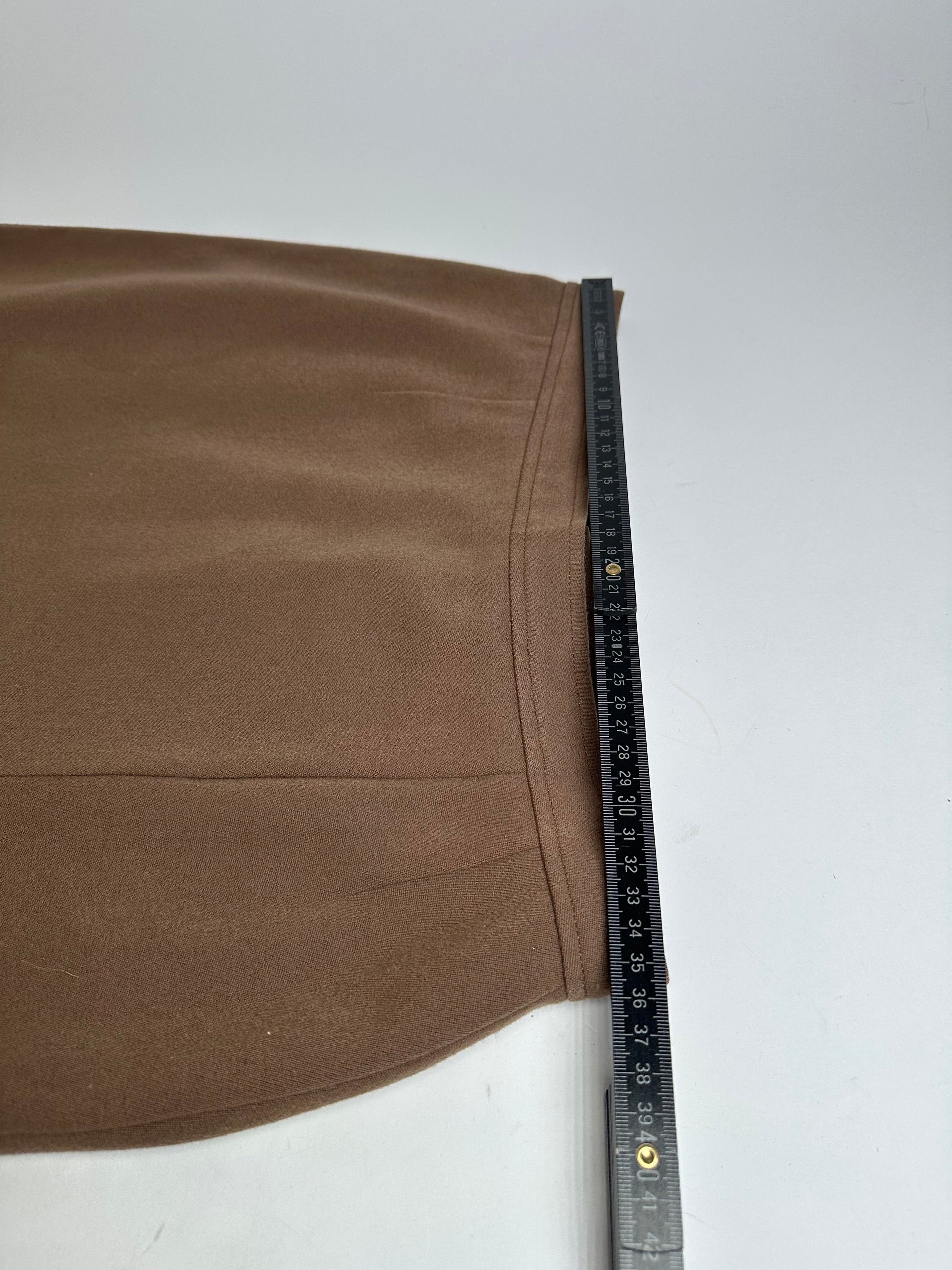Chloe Vintage Wool Skirt FR42 Brown Size 30" / US 8 / IT 44 - 6 Thumbnail
