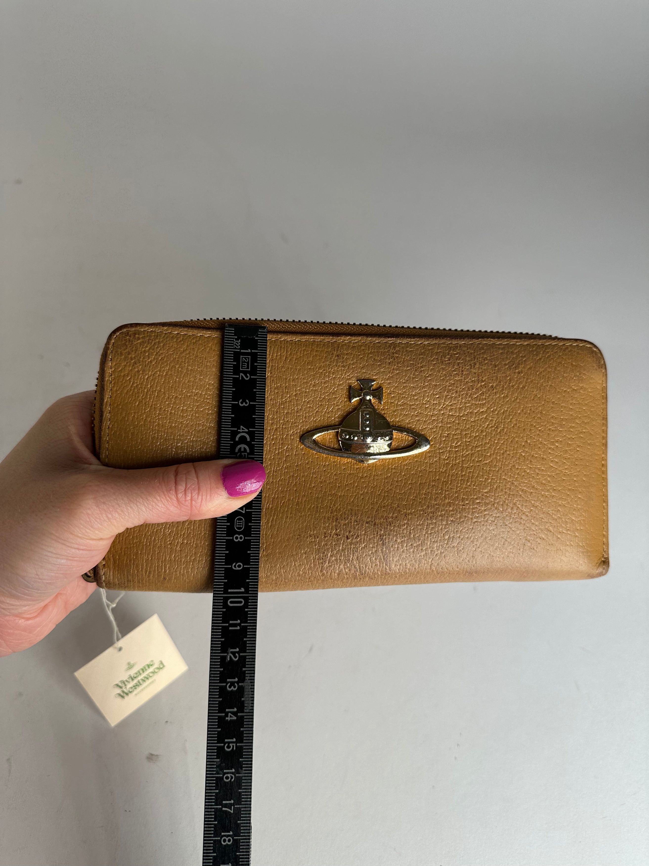 Vivienne Westwood Vintage Leather Wallet Camel Size ONE SIZE - 10 Thumbnail
