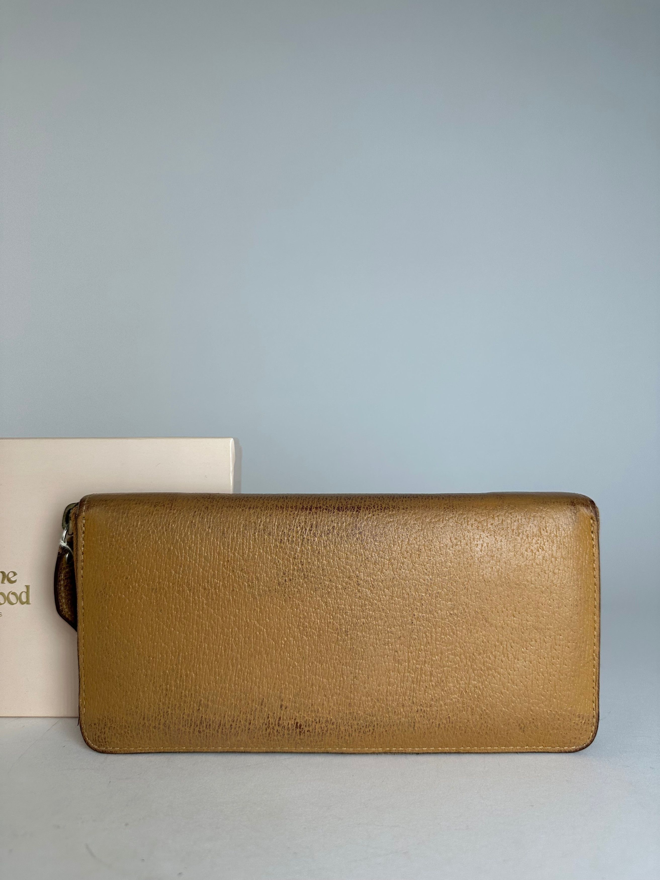 Vivienne Westwood Vintage Leather Wallet Camel Size ONE SIZE - 4 Thumbnail