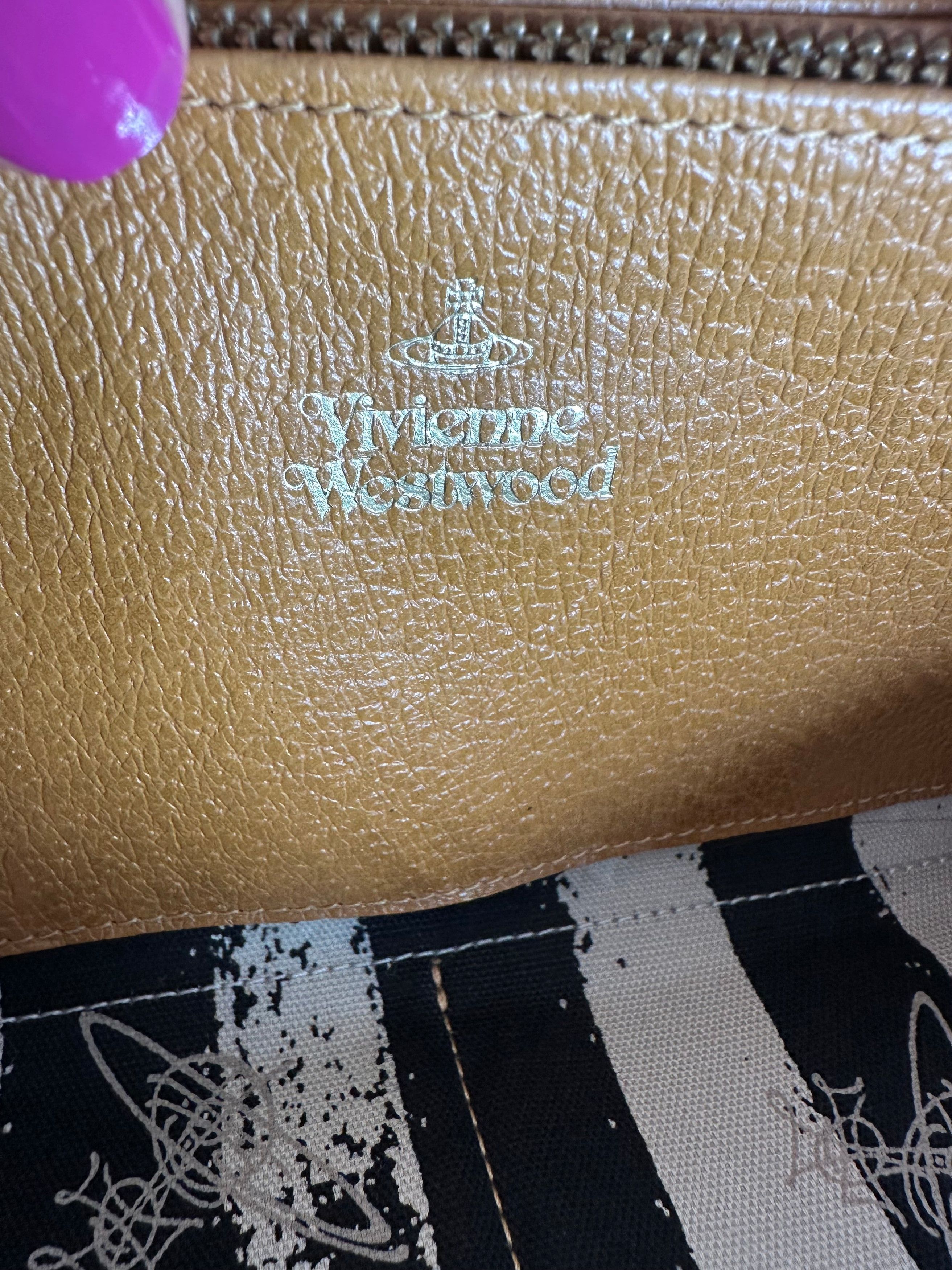 Vivienne Westwood Vintage Leather Wallet Camel Size ONE SIZE - 9 Thumbnail