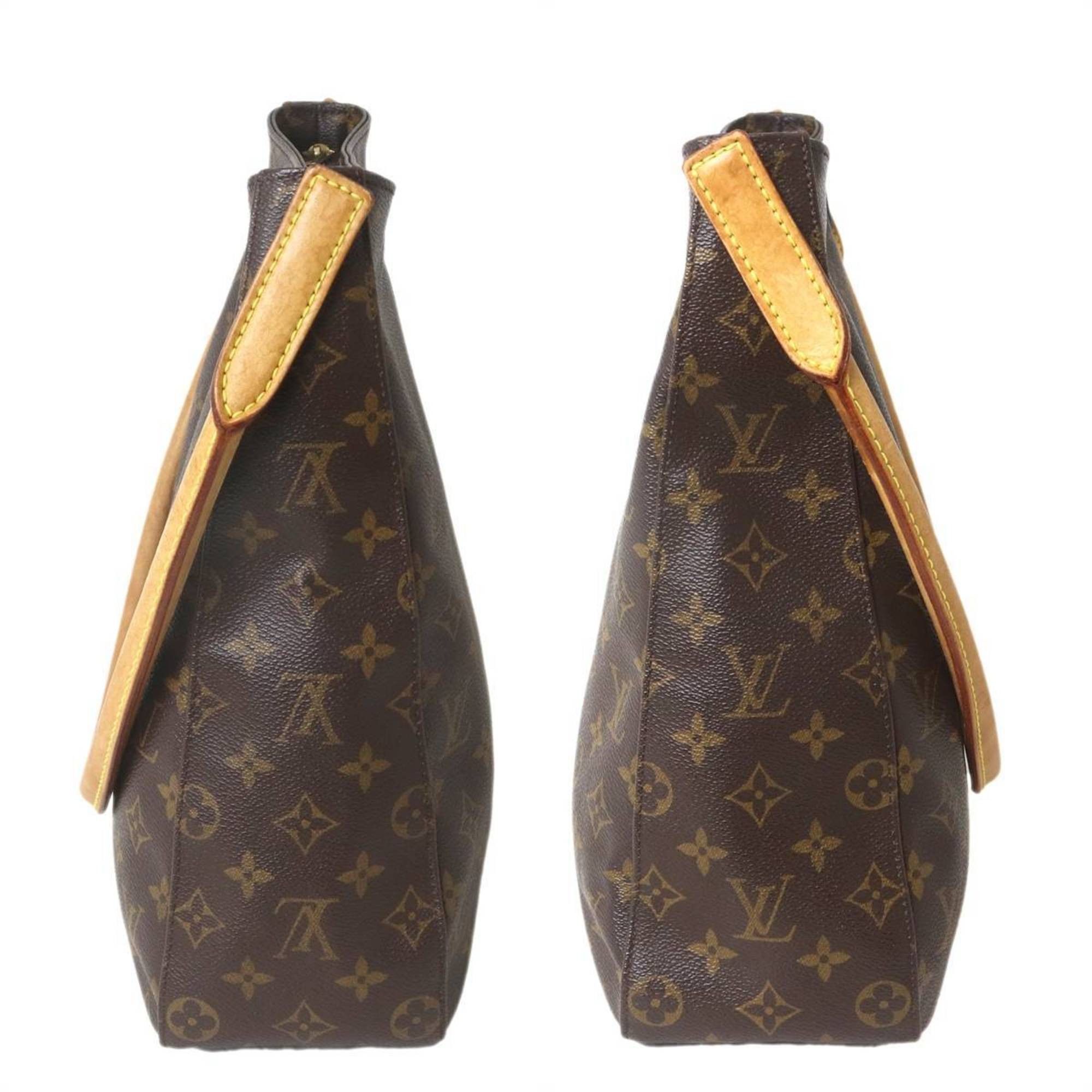Louis Vuitton LOUIS VUITTON Looping GM Shoulder Bag, Monogram Brown, M51145 DU0022 Size ONE SIZE - 4 Thumbnail