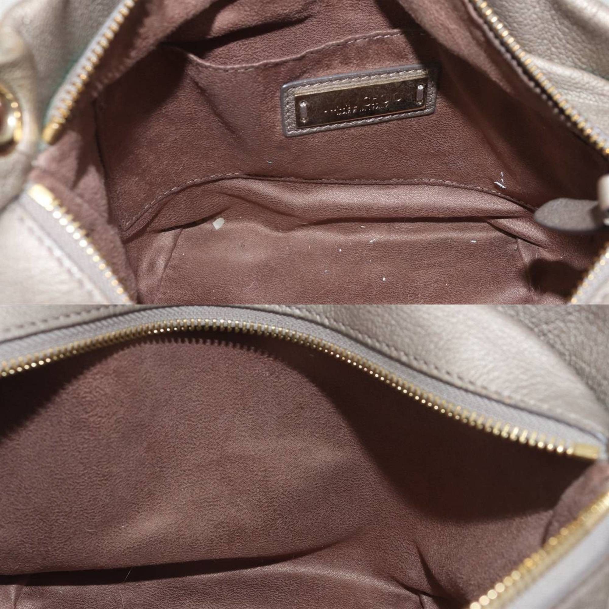 Jimmy Choo JIMMY CHOO 2-way handbag Mini Sarah Stars Grey Leather Size ONE SIZE - 9 Thumbnail