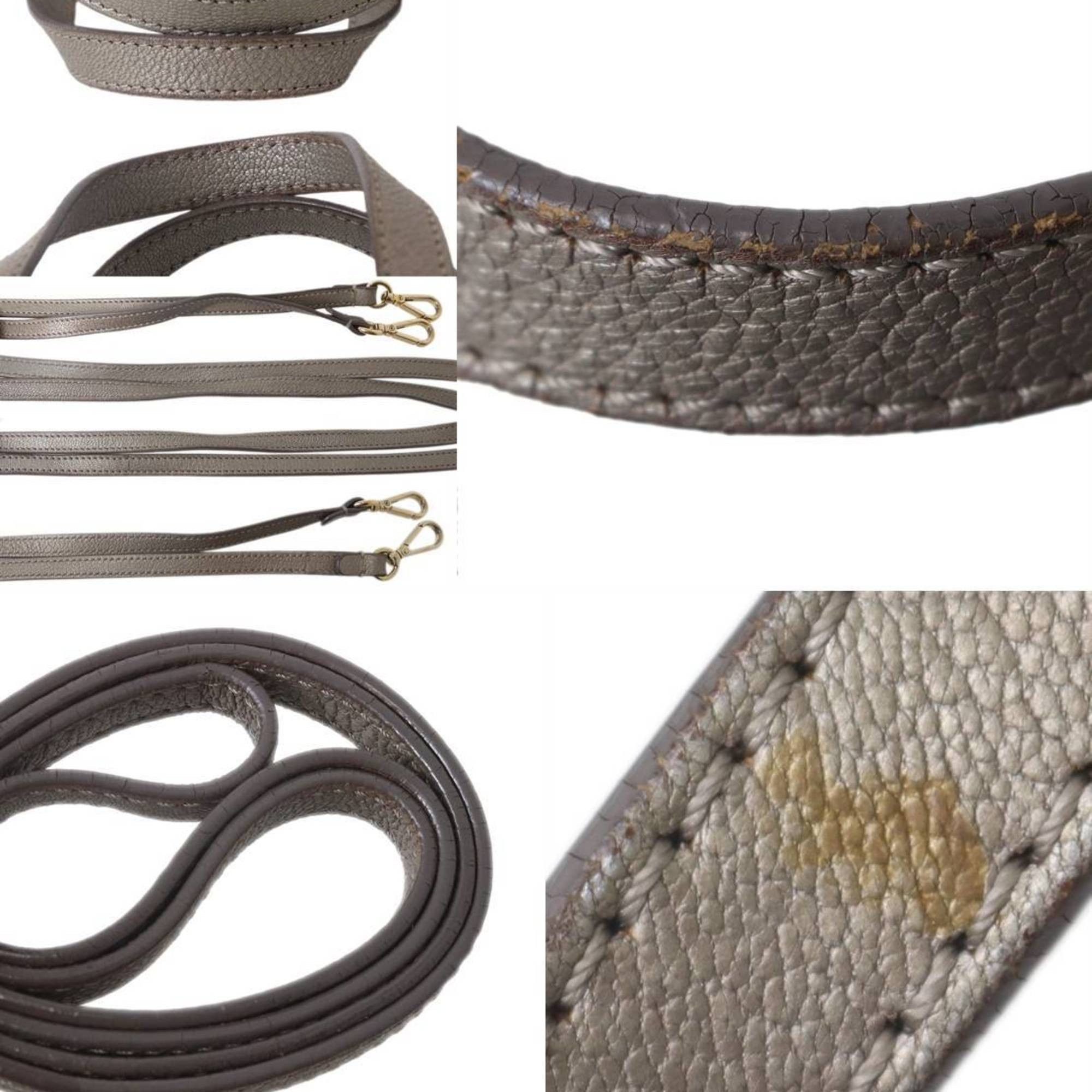 Jimmy Choo JIMMY CHOO 2-way handbag Mini Sarah Stars Grey Leather Size ONE SIZE - 7 Thumbnail