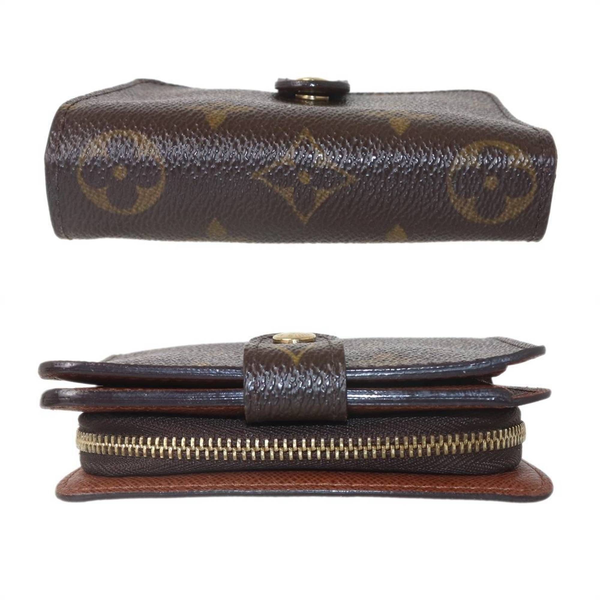 Louis Vuitton Louis Vuitton Compact Zip Bi-fold Wallet Monogram M61667 CA0065 Size ONE SIZE - 3 Thumbnail