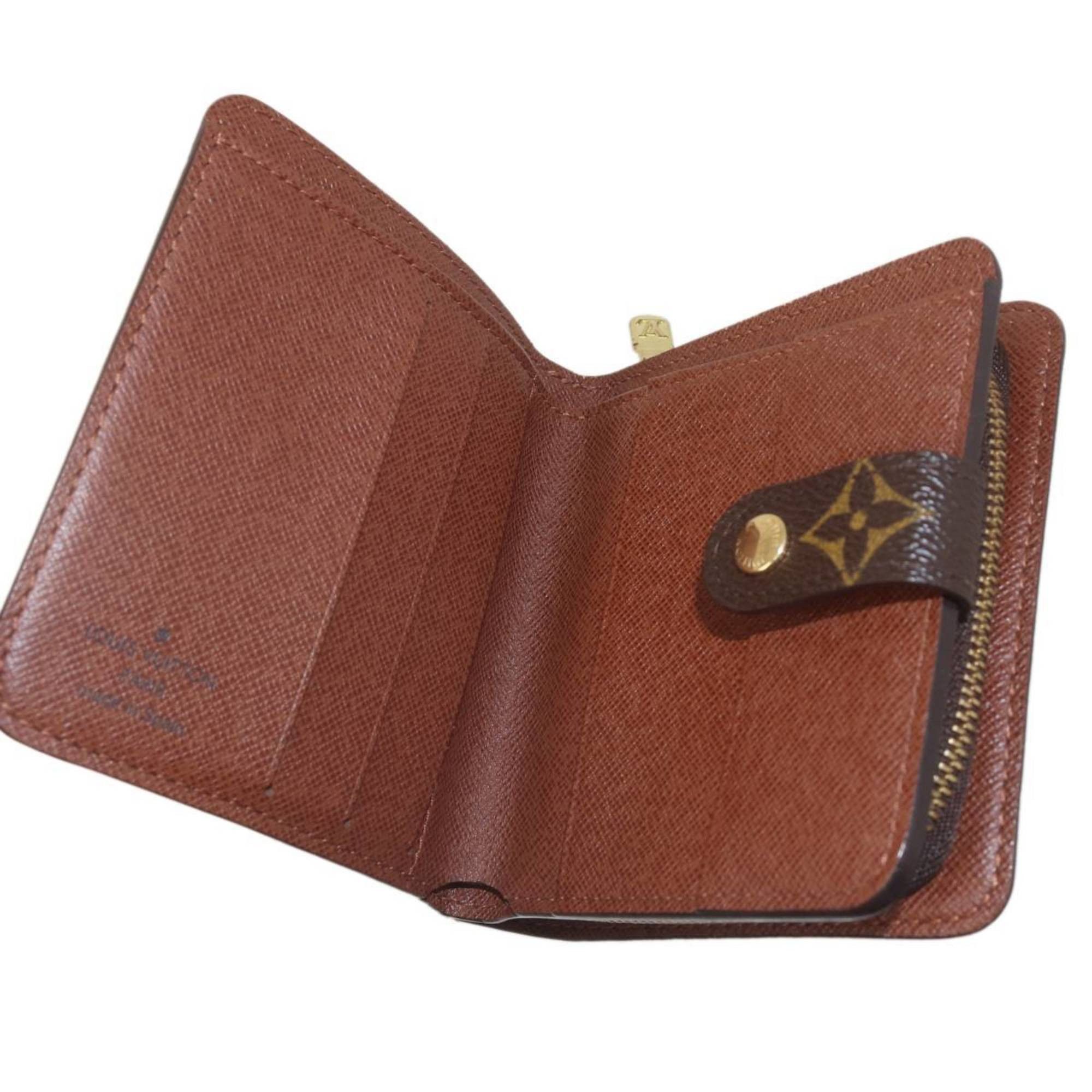 Louis Vuitton Louis Vuitton Compact Zip Bi-fold Wallet Monogram M61667 CA0065 Size ONE SIZE - 7 Thumbnail