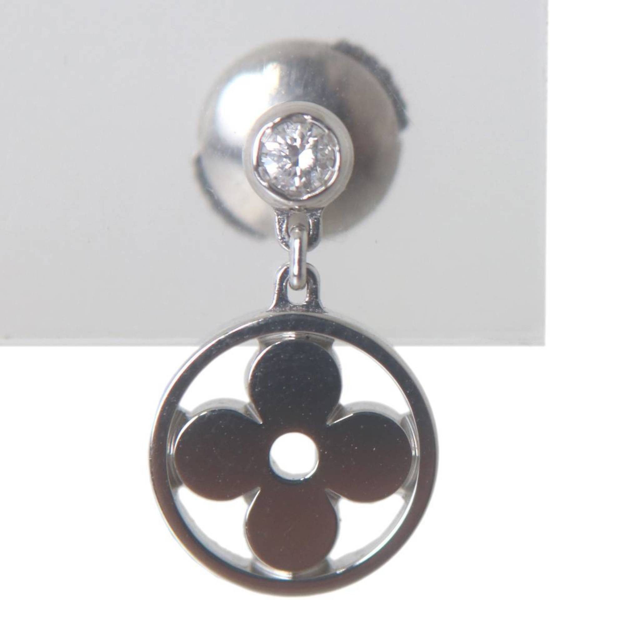Louis Vuitton LOUIS VUITTON Monogram Idylle Diamond Earrings Q96167 Size ONE SIZE - 3 Thumbnail