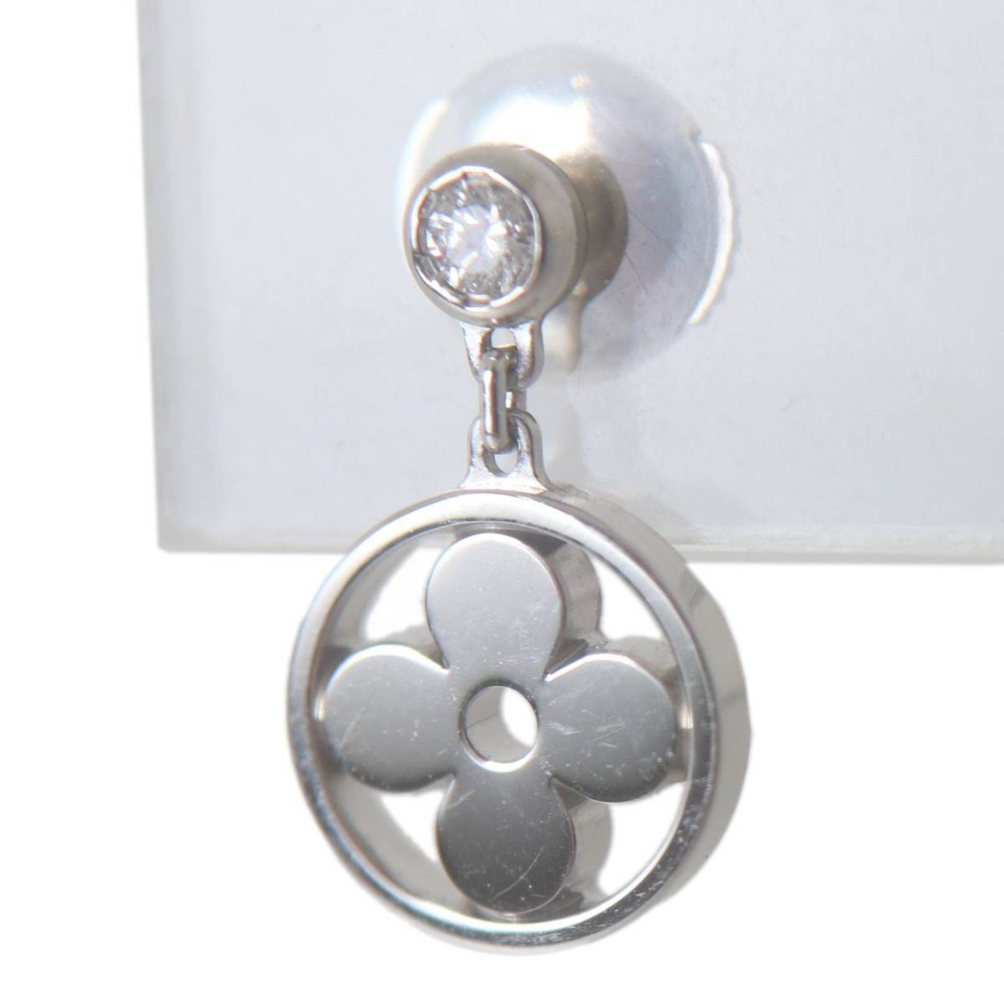 Louis Vuitton LOUIS VUITTON Monogram Idylle Diamond Earrings Q96167 Size ONE SIZE - 6 Thumbnail
