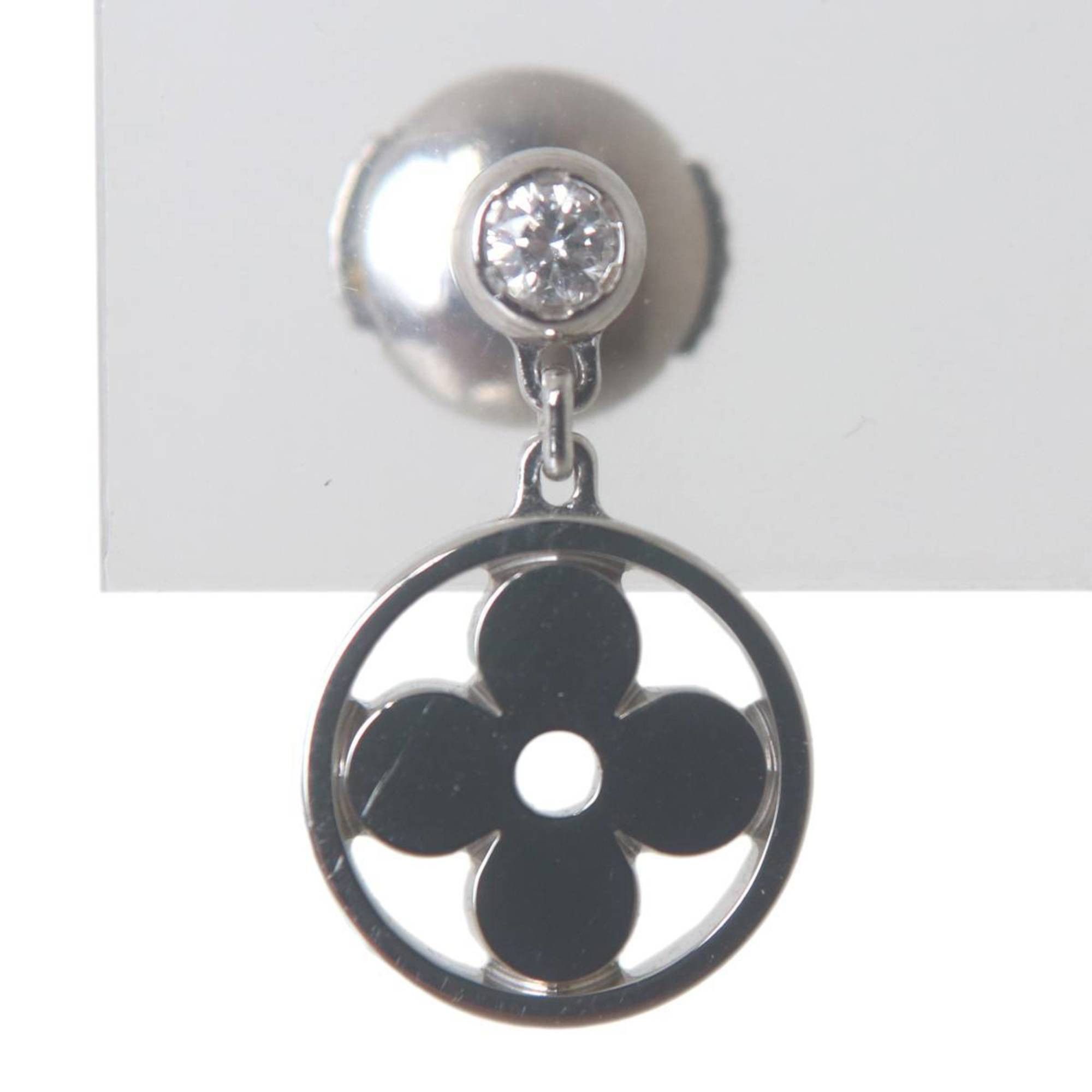 Louis Vuitton LOUIS VUITTON Monogram Idylle Diamond Earrings Q96167 Size ONE SIZE - 4 Thumbnail