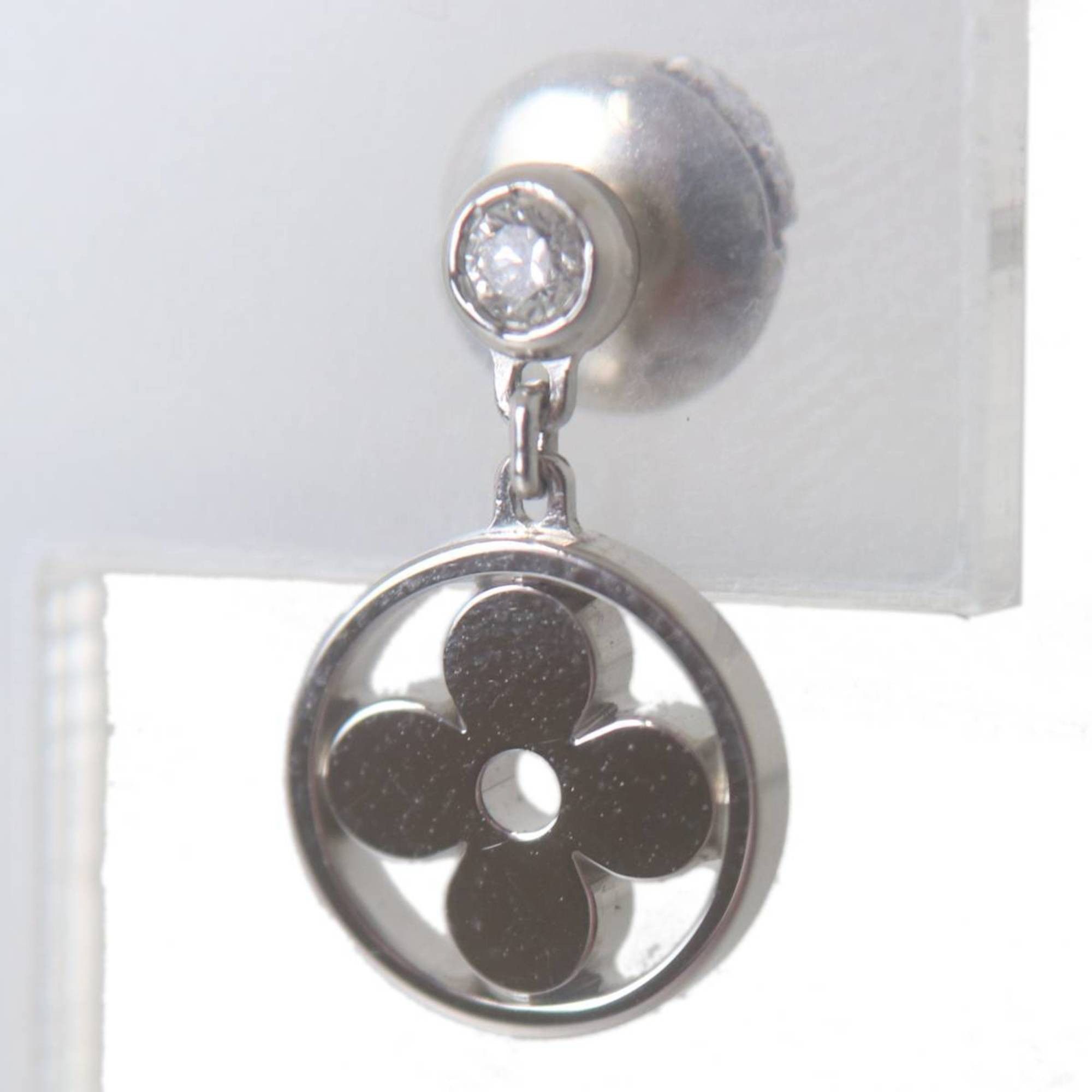 Louis Vuitton LOUIS VUITTON Monogram Idylle Diamond Earrings Q96167 Size ONE SIZE - 5 Thumbnail