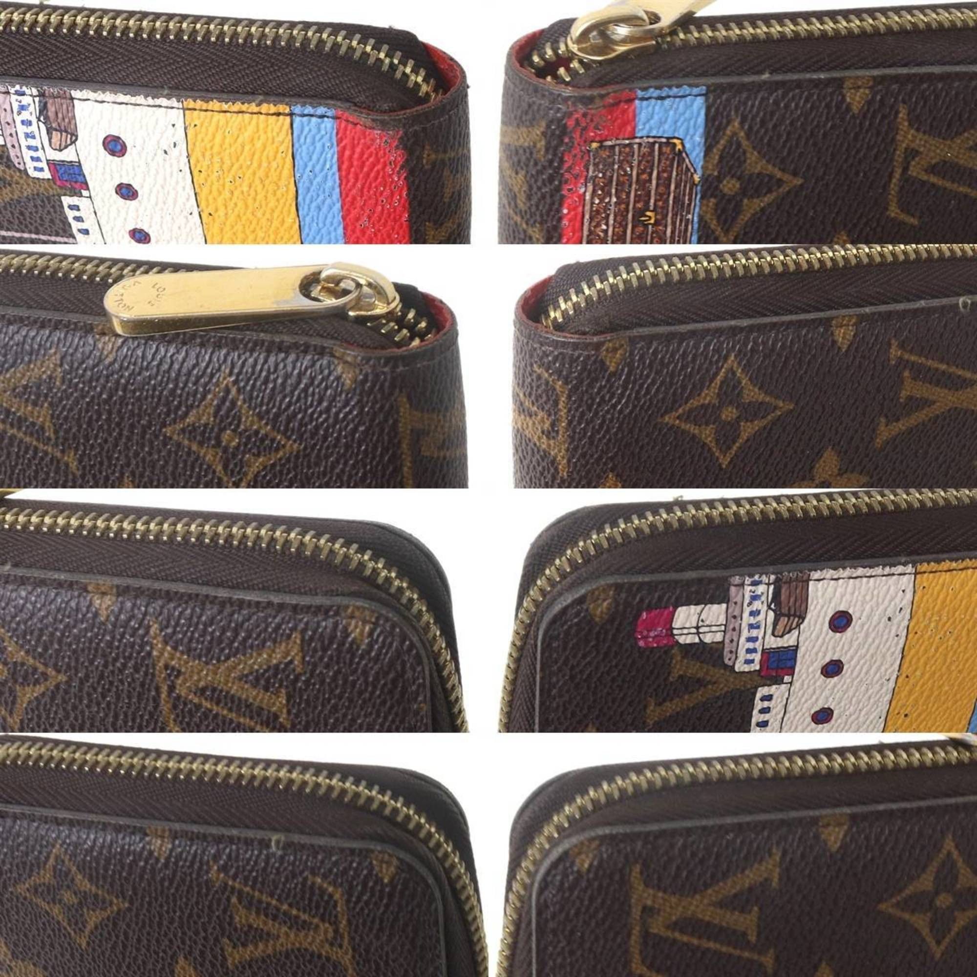 Louis Vuitton LOUIS VUITTON Zippy Wallet Atlantic Cruise Monogram Brown N41665 CA3166 Size ONE SIZE - 5 Thumbnail