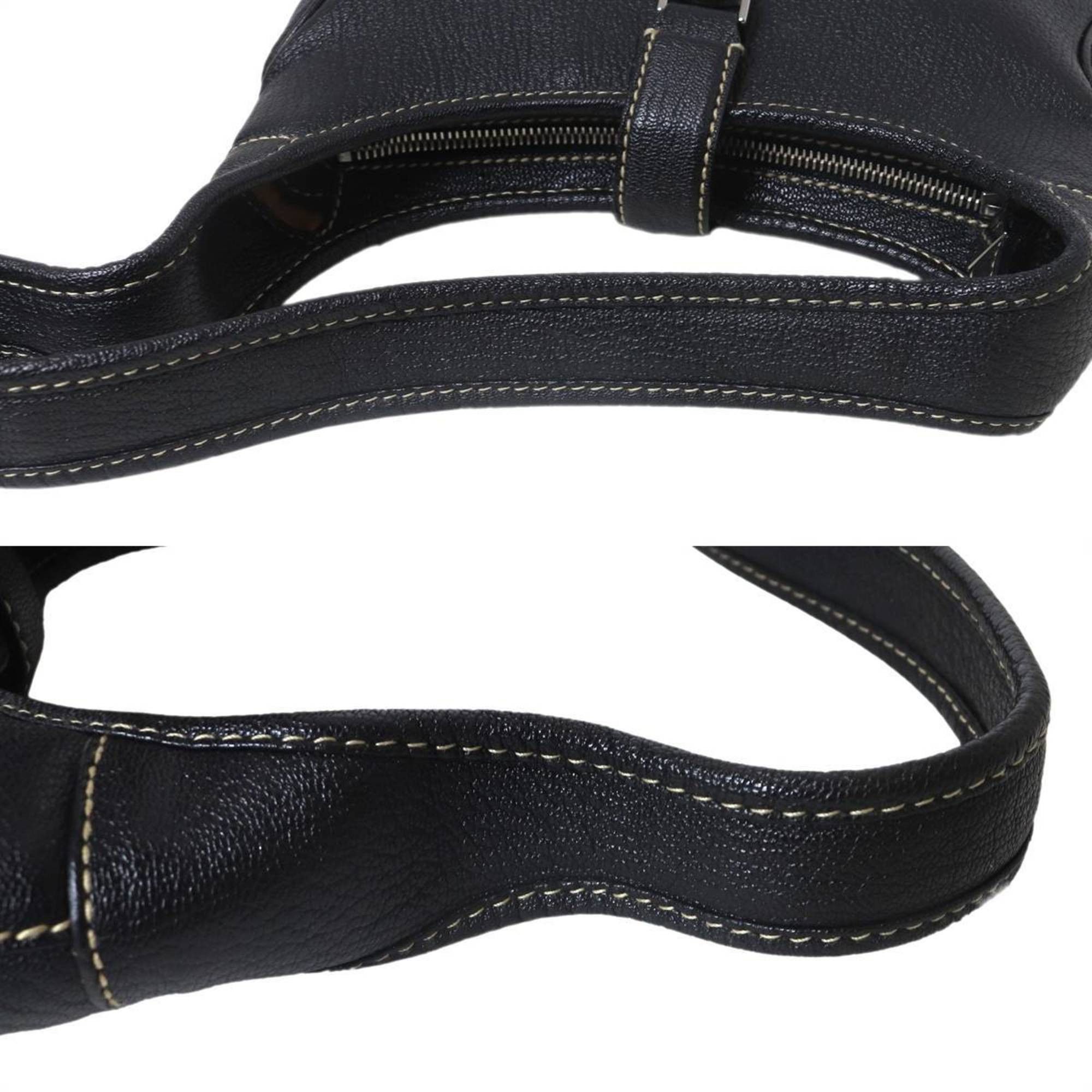 Salvatore Ferragamo Salvatore Ferragamo Ferragamo shoulder bag, leather, black, BA 21 0734 Size ONE SIZE - 7 Thumbnail