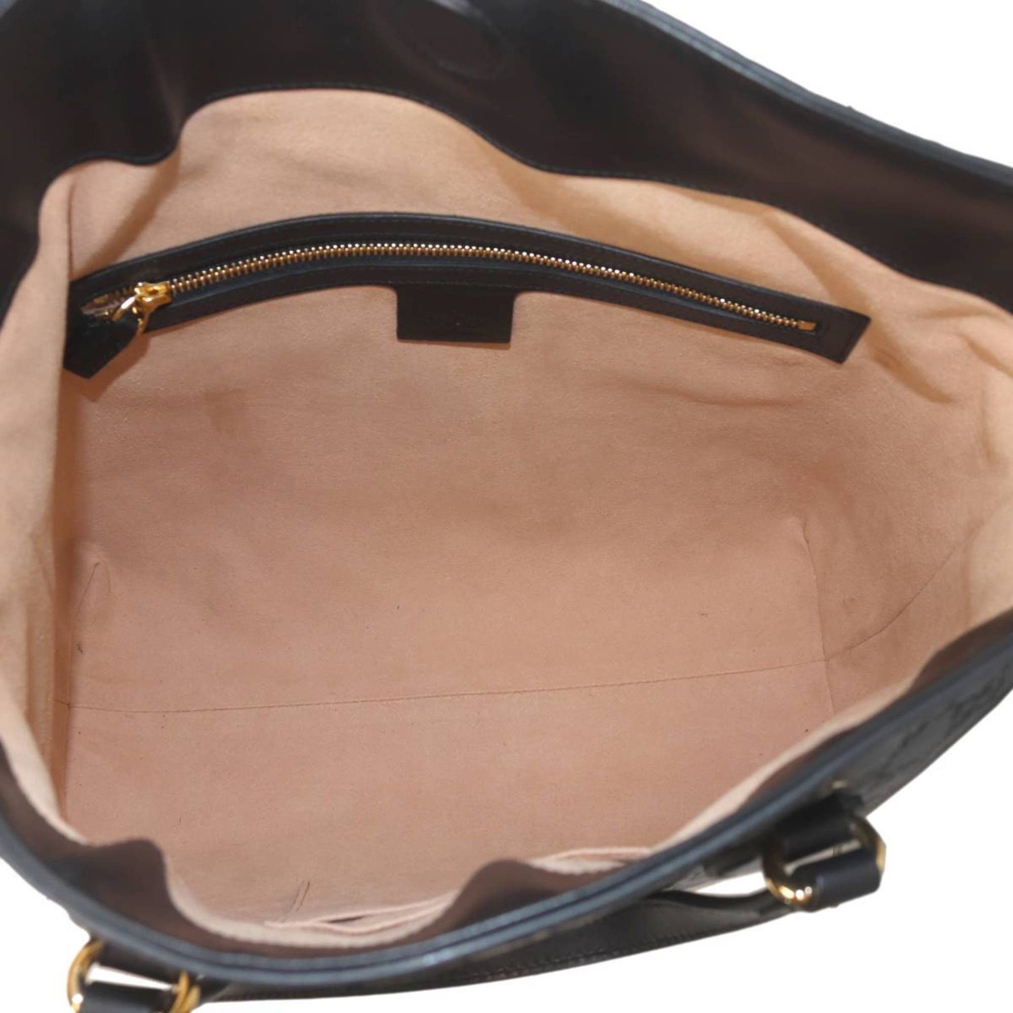 Gucci Gucci Handbag Shoulder Bag Guccissima Black 428226 Size ONE SIZE - 8 Thumbnail