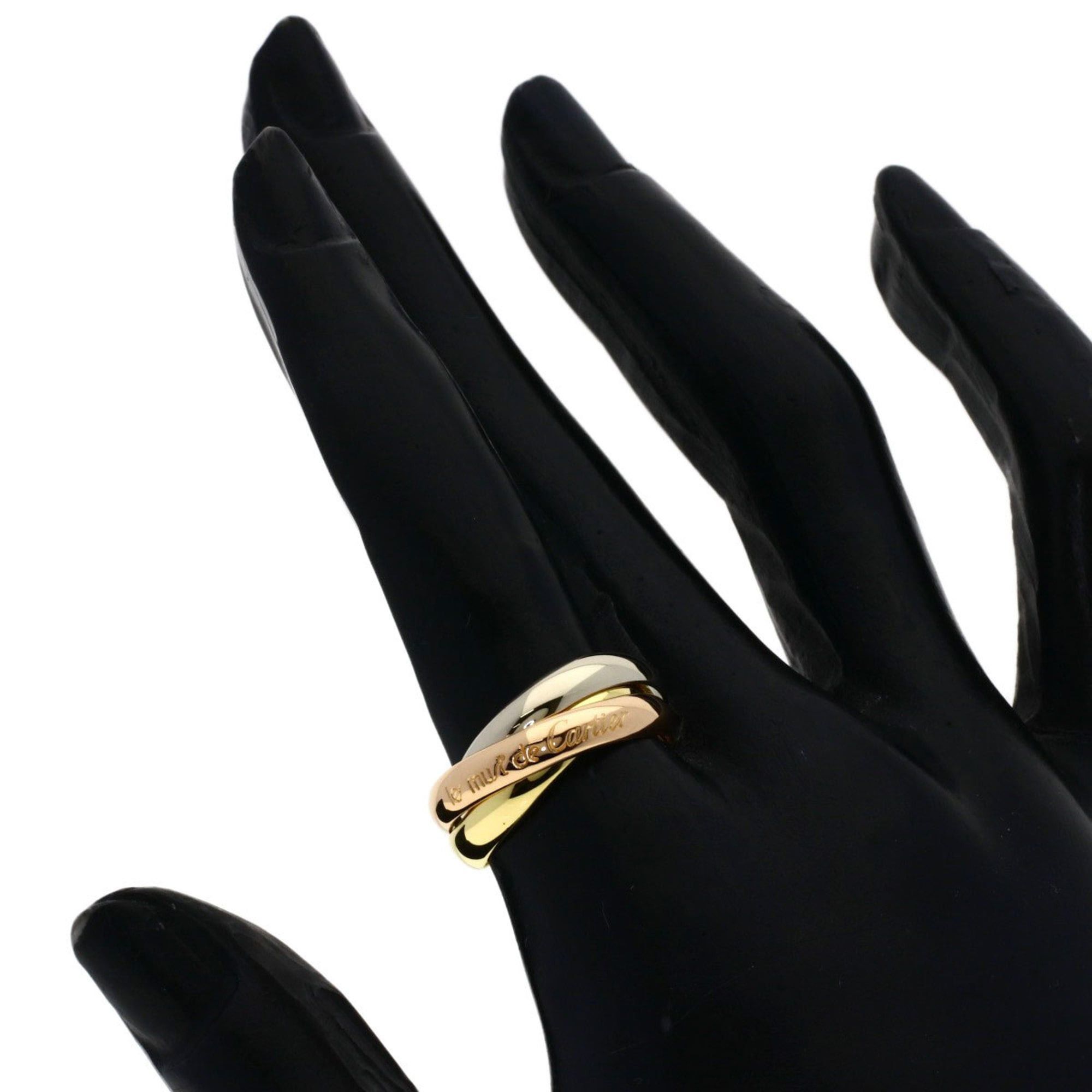 Cartier Cartier Trinity #51 Ring - 18K Yellow Gold/18K White Pink Gold Women's CARTIER Size ONE SIZE - 4 Thumbnail