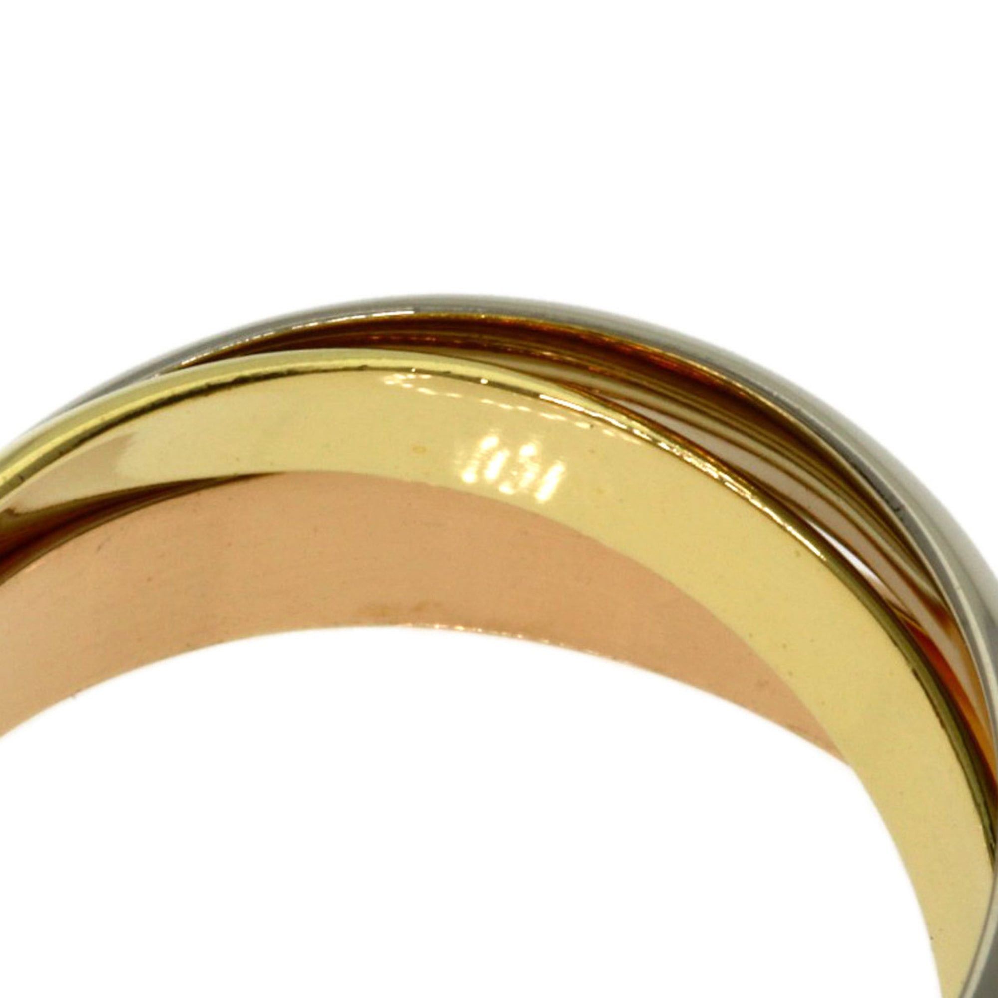 Cartier Cartier Trinity #51 Ring - 18K Yellow Gold/18K White Pink Gold Women's CARTIER Size ONE SIZE - 5 Thumbnail