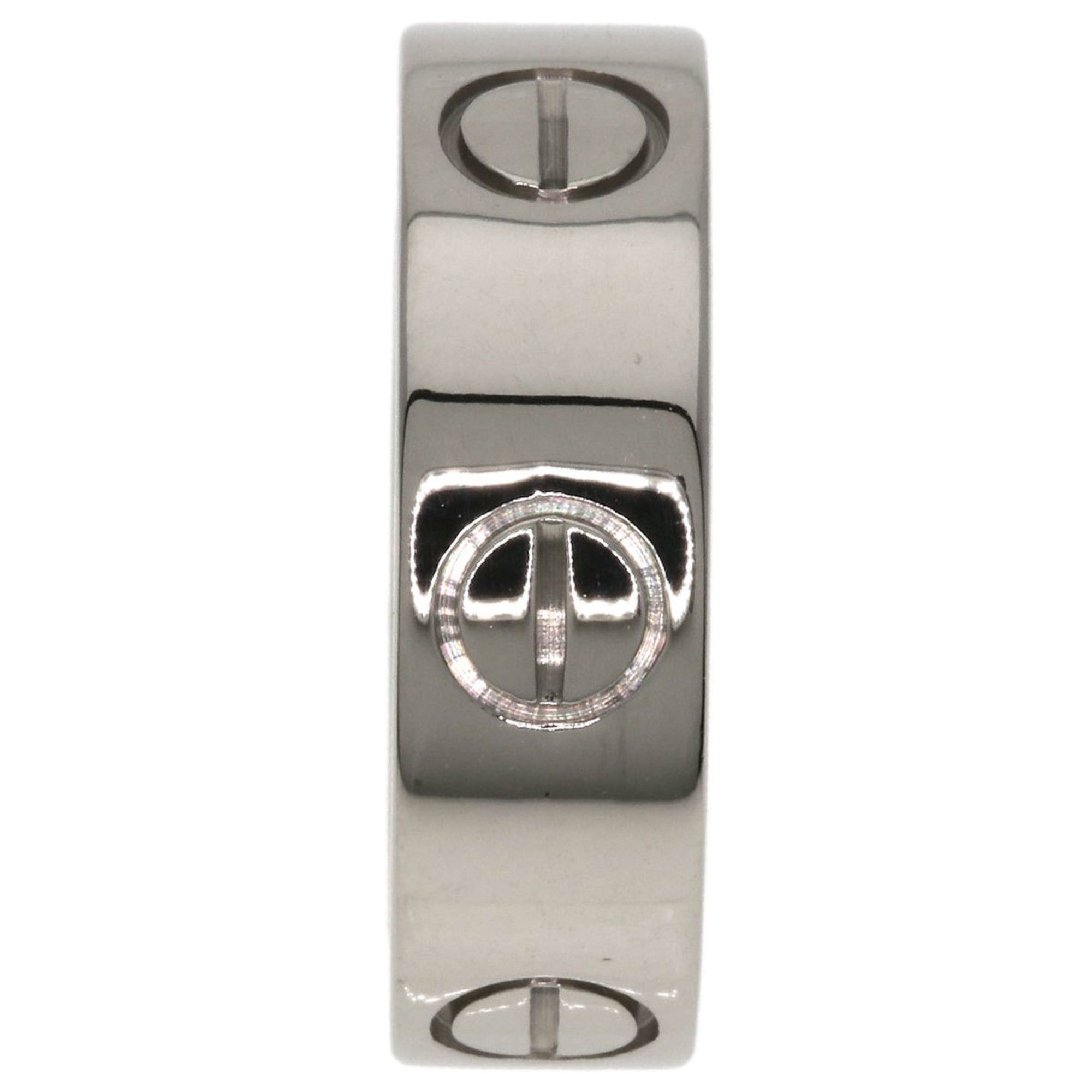 Cartier Cartier Love Ring #49, 18K White Gold, Women's Ring, CARTIER Size ONE SIZE - 3 Thumbnail