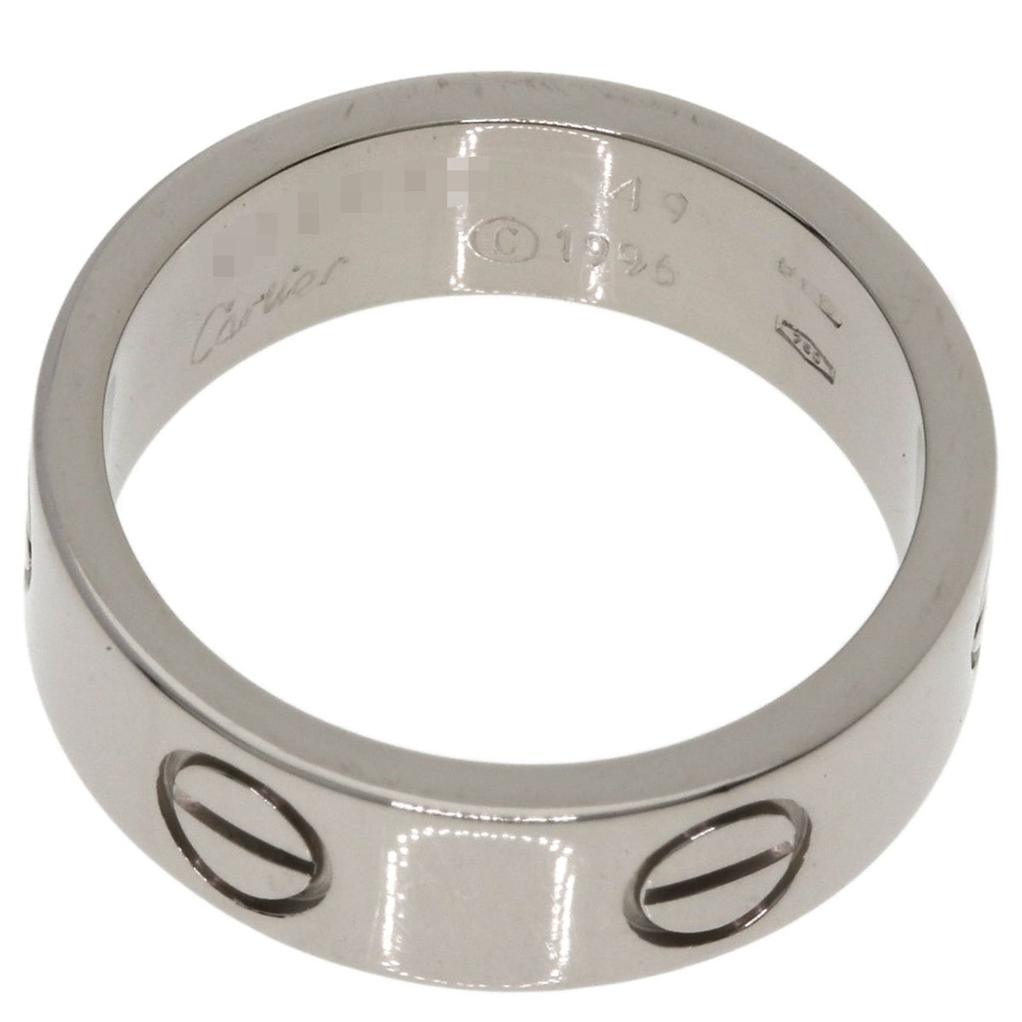 Cartier Cartier Love Ring #49, 18K White Gold, Women's Ring, CARTIER Size ONE SIZE - 4 Thumbnail