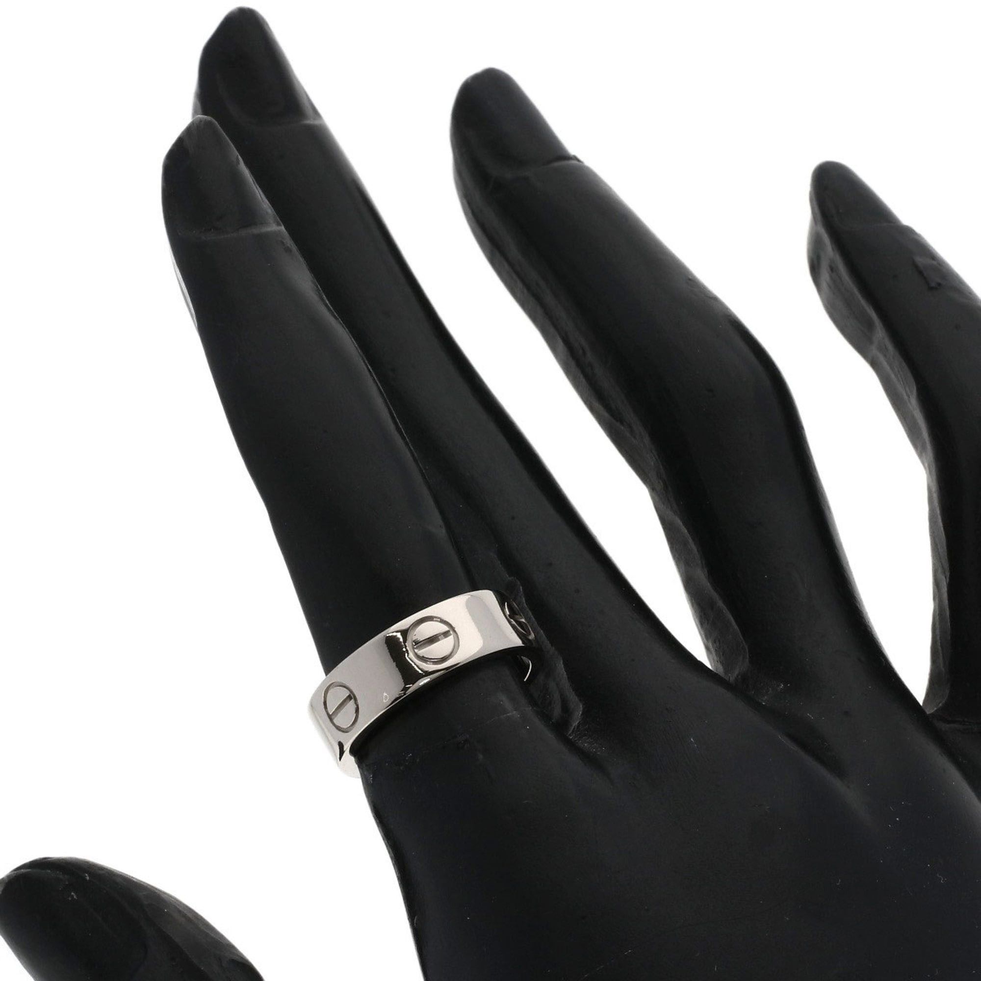Cartier Cartier Love Ring #49, 18K White Gold, Women's Ring, CARTIER Size ONE SIZE - 5 Thumbnail