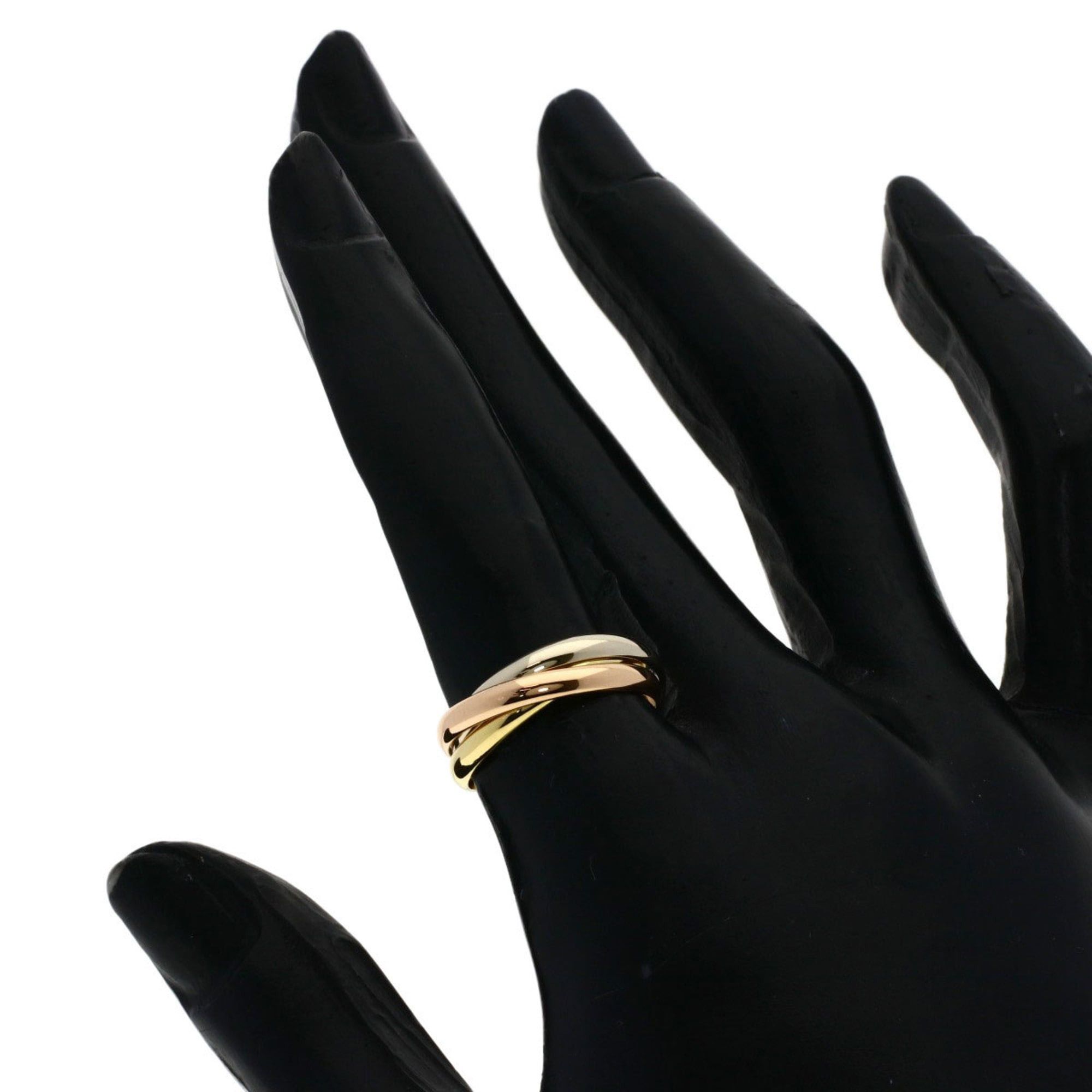 Cartier Cartier Trinity SM #50 Ring - 18K Yellow Gold/18K White Pink Gold Women's CARTIER Size ONE SIZE - 5 Thumbnail