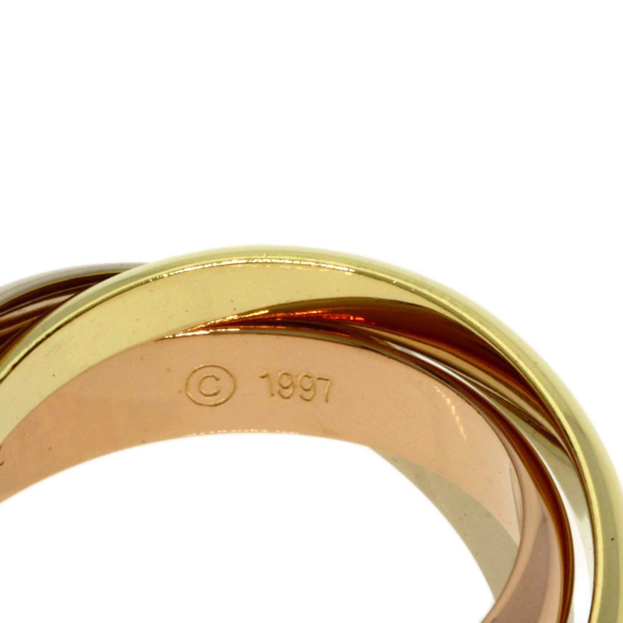 Cartier Cartier Trinity #52 Ring - 18K Yellow Gold/18K White Pink Gold Women's CARTIER Size ONE SIZE - 6 Thumbnail