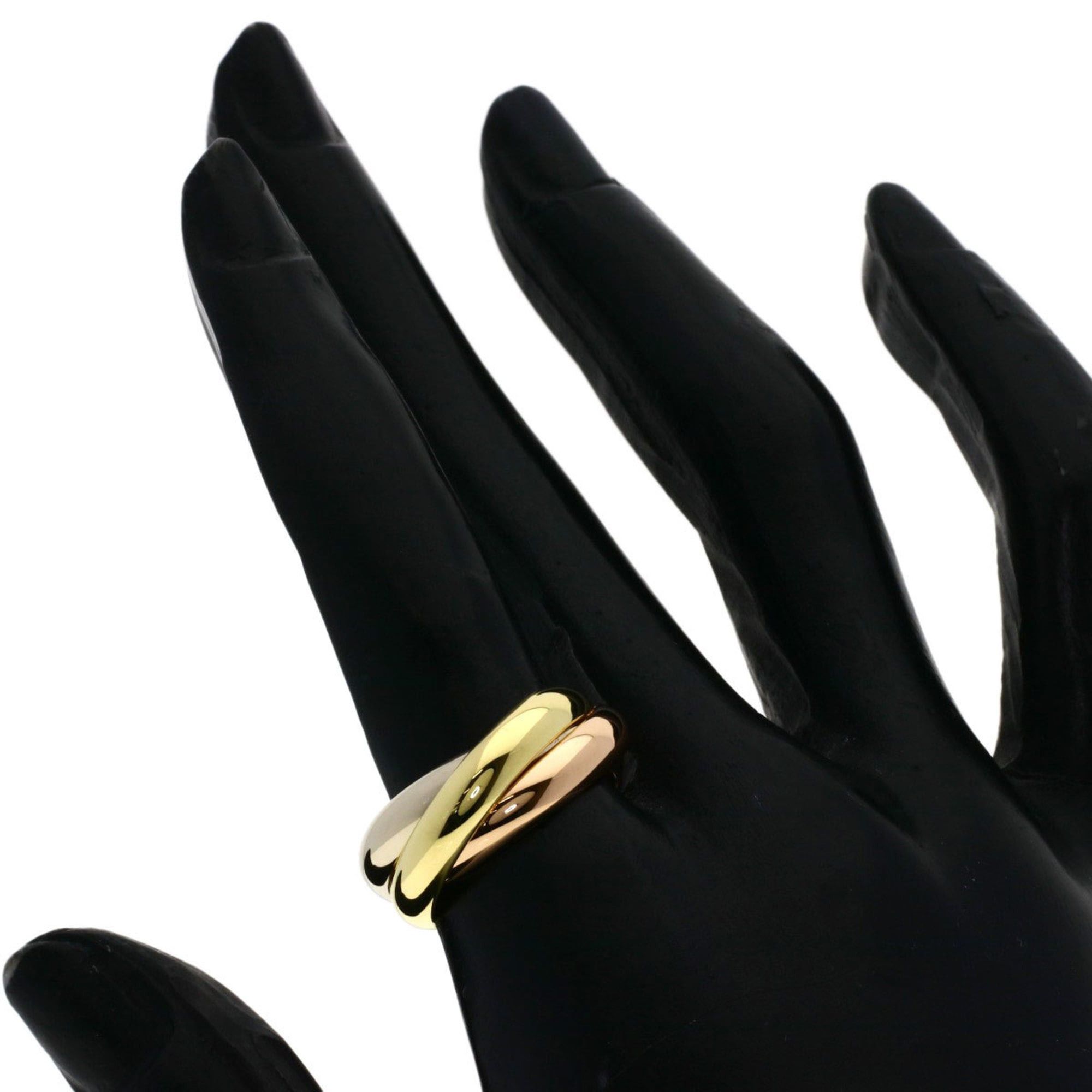 Cartier Cartier Trinity #52 Ring - 18K Yellow Gold/18K White Pink Gold Women's CARTIER Size ONE SIZE - 5 Thumbnail