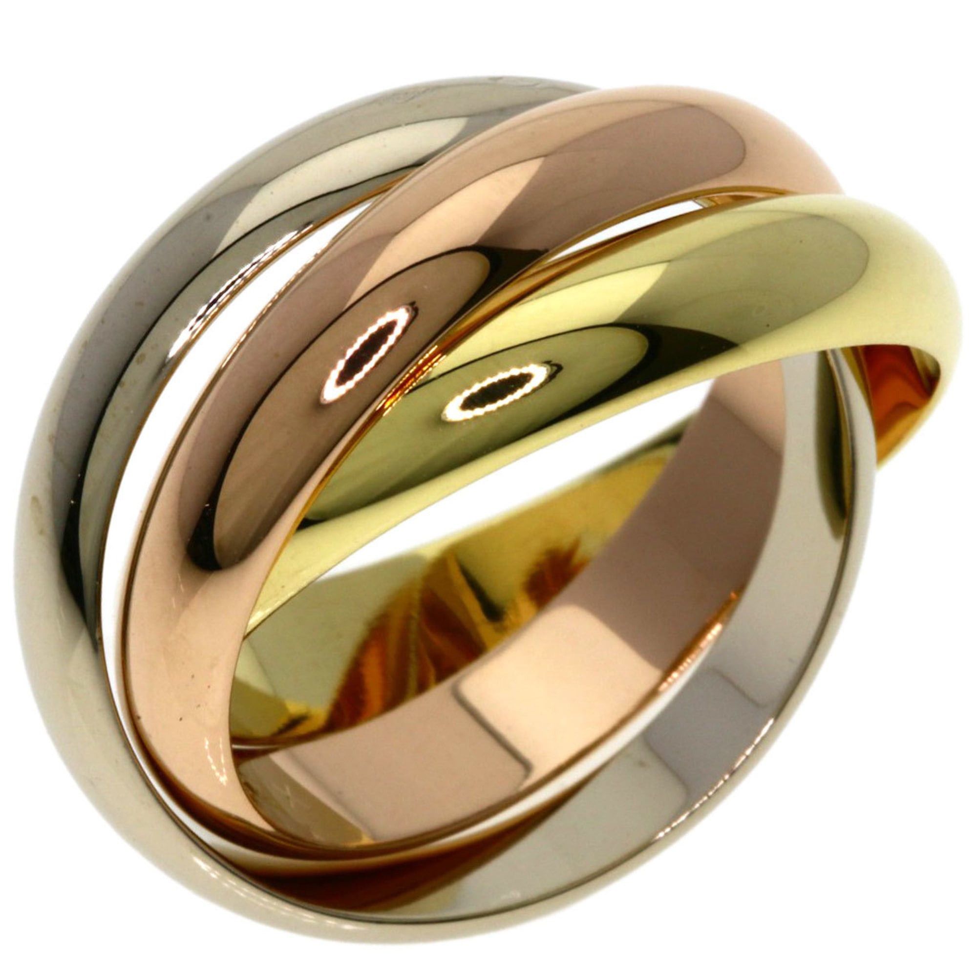 Cartier Cartier Trinity #52 Ring - 18K Yellow Gold/18K White Pink Gold Women's CARTIER Size ONE SIZE - 2 Thumbnail