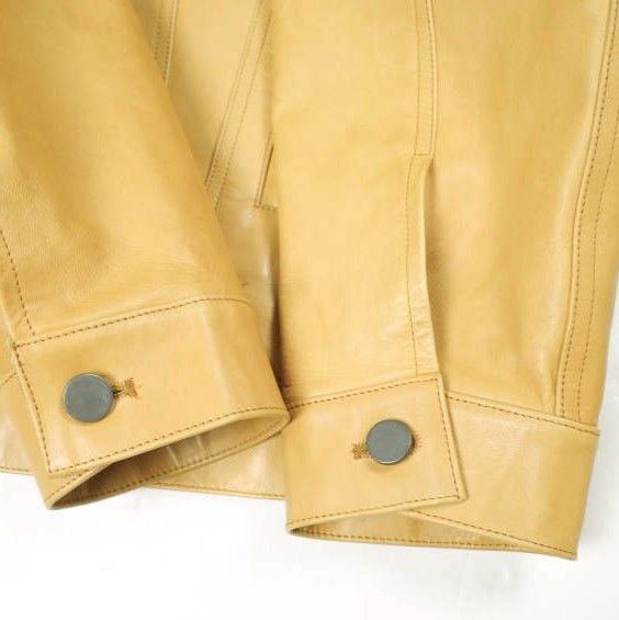 Other Other UNUSED Horse Leather Jacket Leather Outerwear US2113 DUTY FREE for USA Size ONE SIZE - 5 Thumbnail