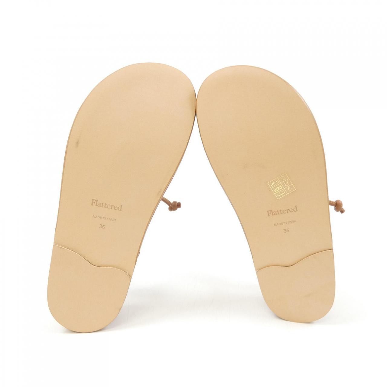 Other Other FLATTERED Sandals Leather Shoes DUTY FREE for USA Size ONE SIZE - 4 Thumbnail