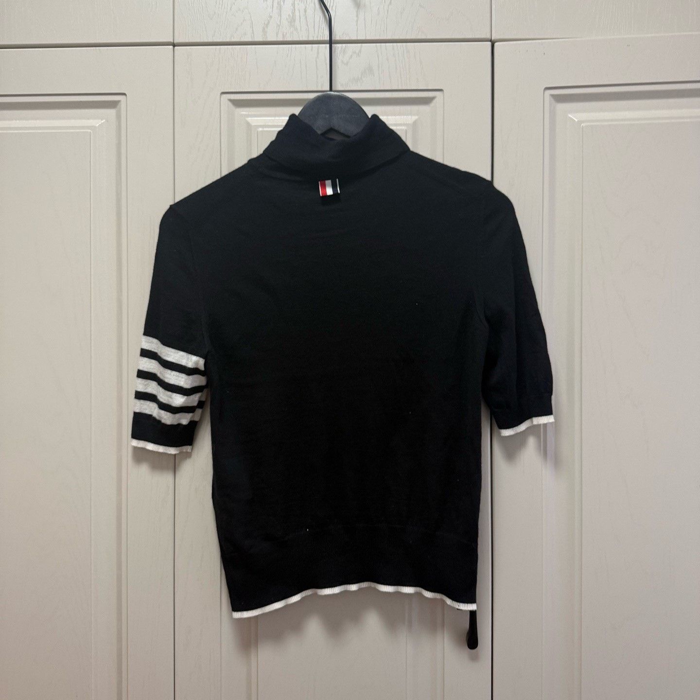 Thom Browne Thom Browne 2025 Four-Stripe Knit Turtleneck Size US XXS / EU 40 - 2 Thumbnail