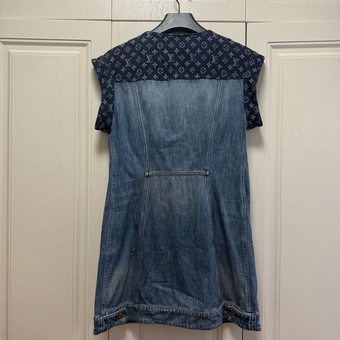 Louis Vuitton LV Denim Patchwork Dress Size M / US 6-8 / IT 42-44 - 2 Thumbnail