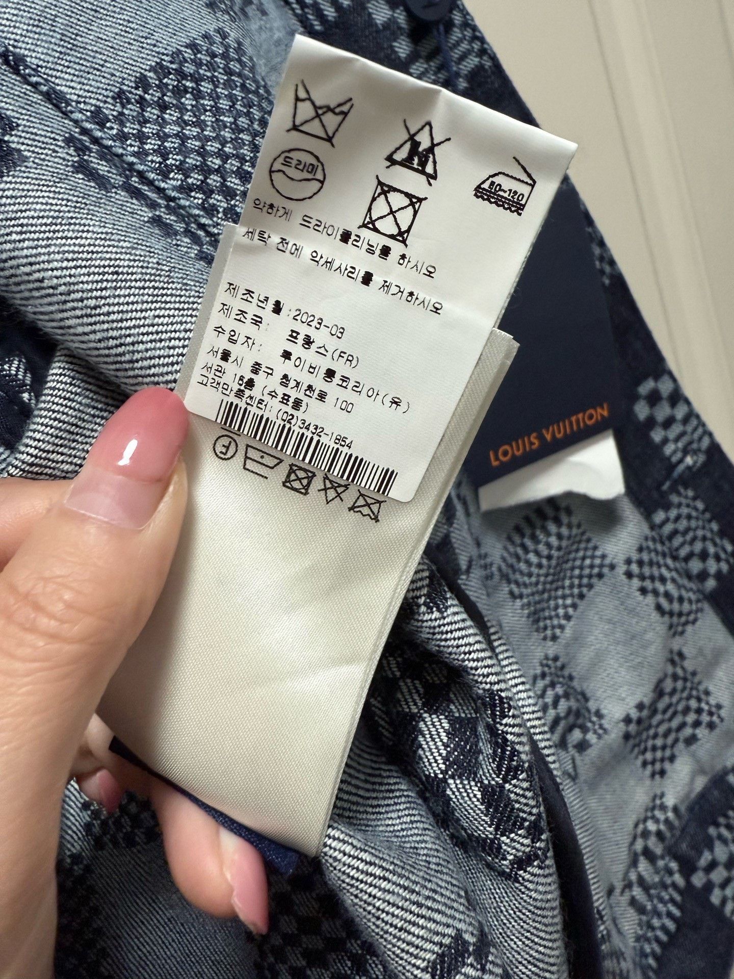 Louis Vuitton Louis Vuitton Checkered Denim Jacket Size US M / EU 48-50 / 2 - 3 Thumbnail