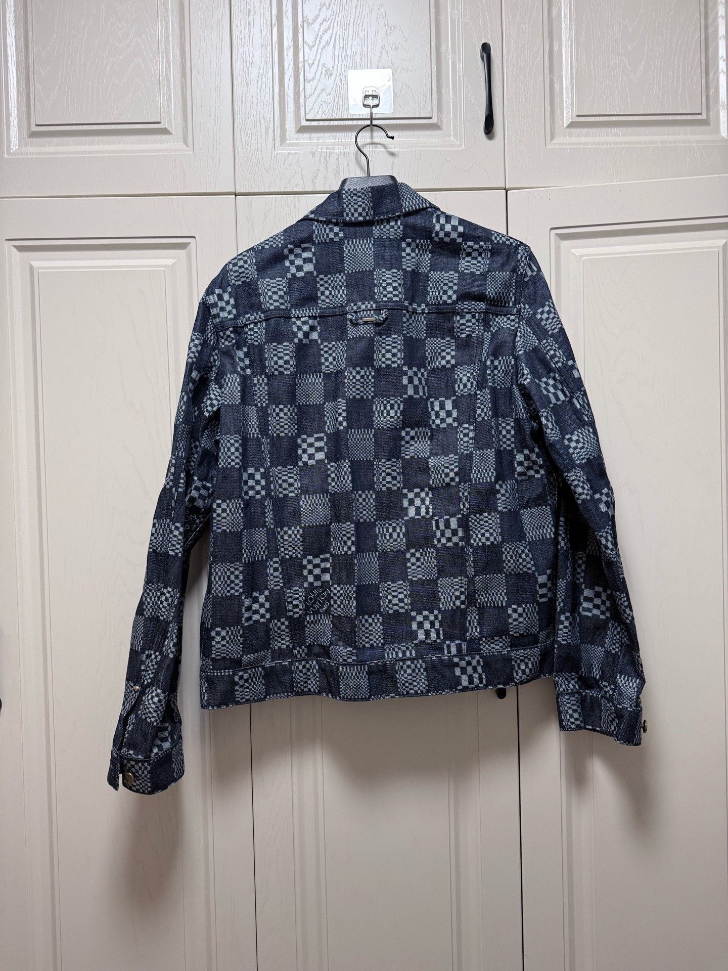 Louis Vuitton Louis Vuitton Checkered Denim Jacket Size US M / EU 48-50 / 2 - 2 Thumbnail