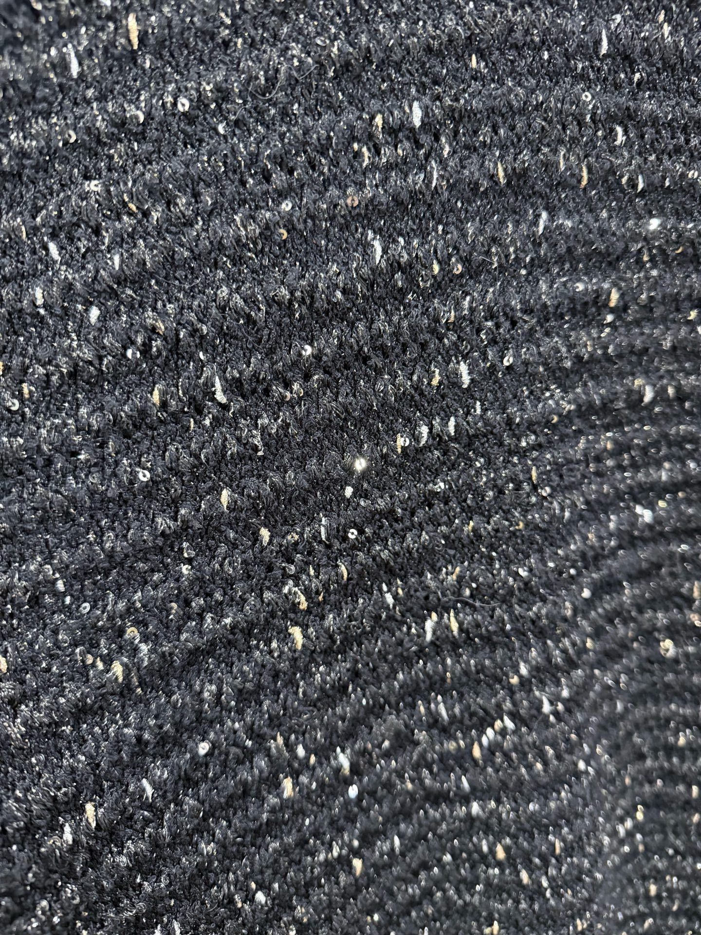 Balmain Balmain Black Sequin Woven Dress Size S / US 4 / IT 40 - 5 Thumbnail