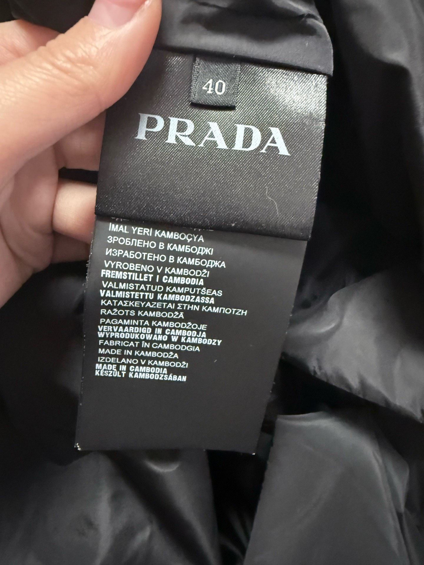 Prada Prada Padded Jacket Size 40 Size US XXS / EU 40 - 4 Thumbnail