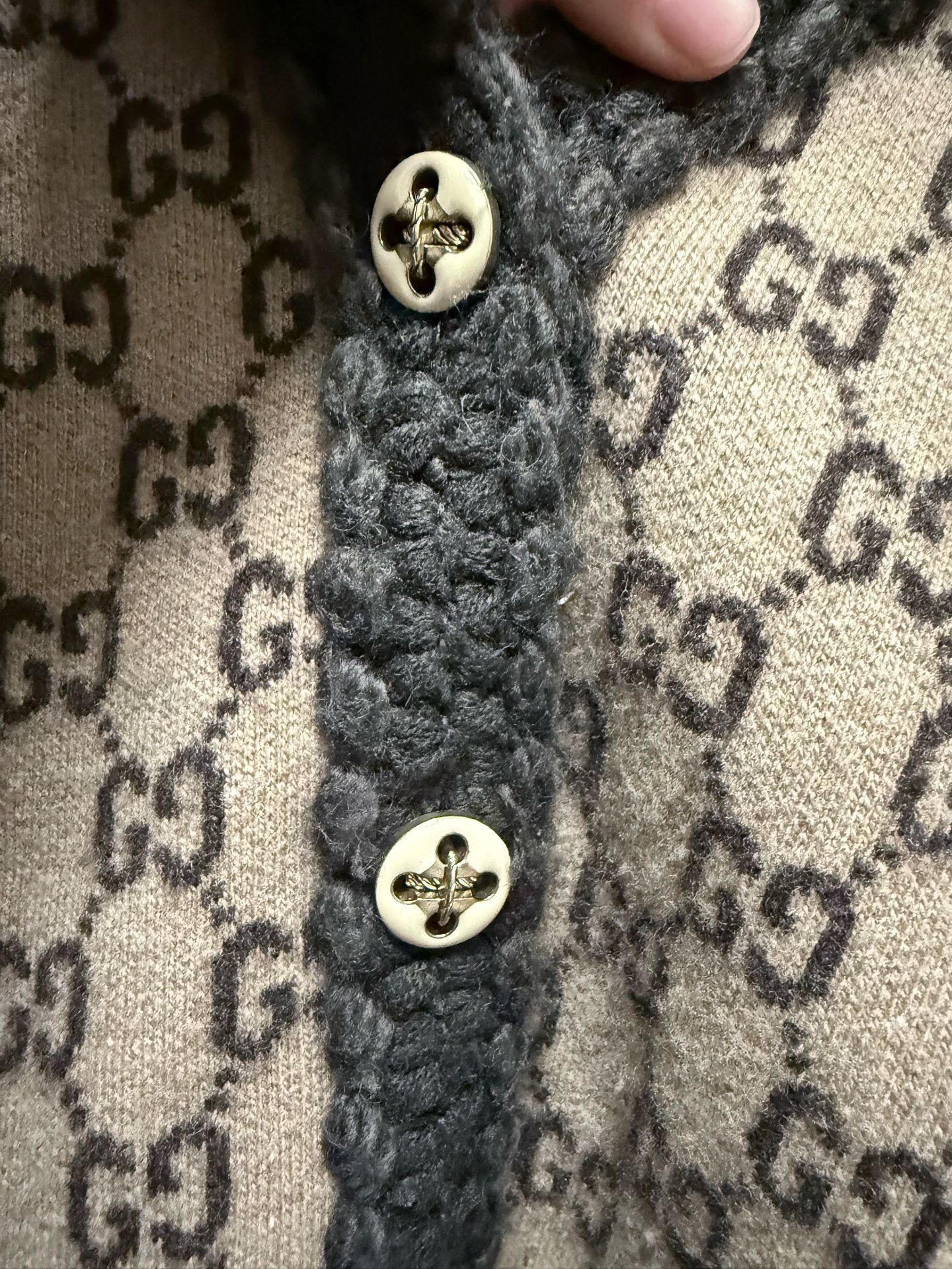 Gucci Gucci All-Over Print Knit Cardigan Size S / US 4 / IT 40 - 3 Thumbnail
