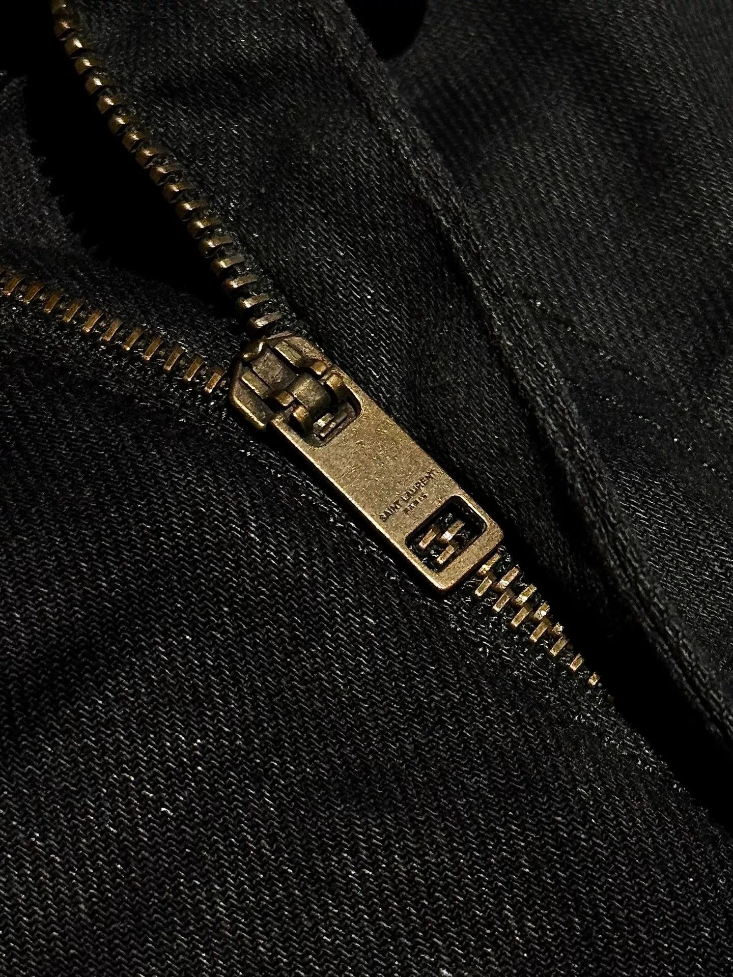 Saint Laurent Paris Saint Laurent D02 Slim Black Denim Size US 29 - 3 Thumbnail