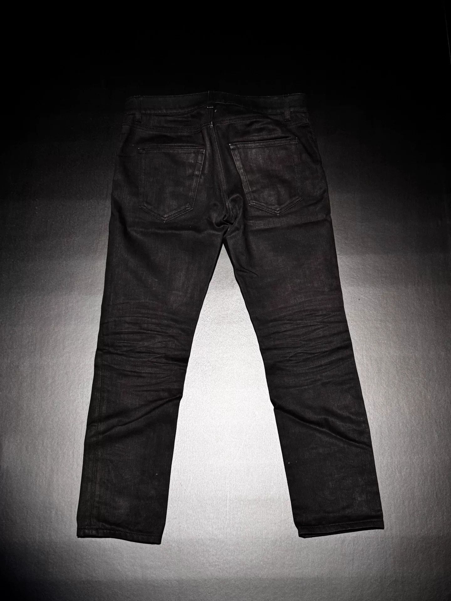 Saint Laurent Paris Saint Laurent D02 Slim Black Denim Size US 29 - 5 Thumbnail
