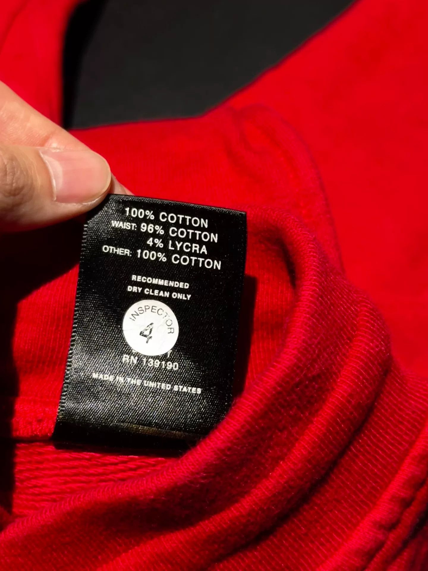 Fear of God Fear Of God 5th Red Heavy Terry Sweatpants Size US 27 - 6 Thumbnail