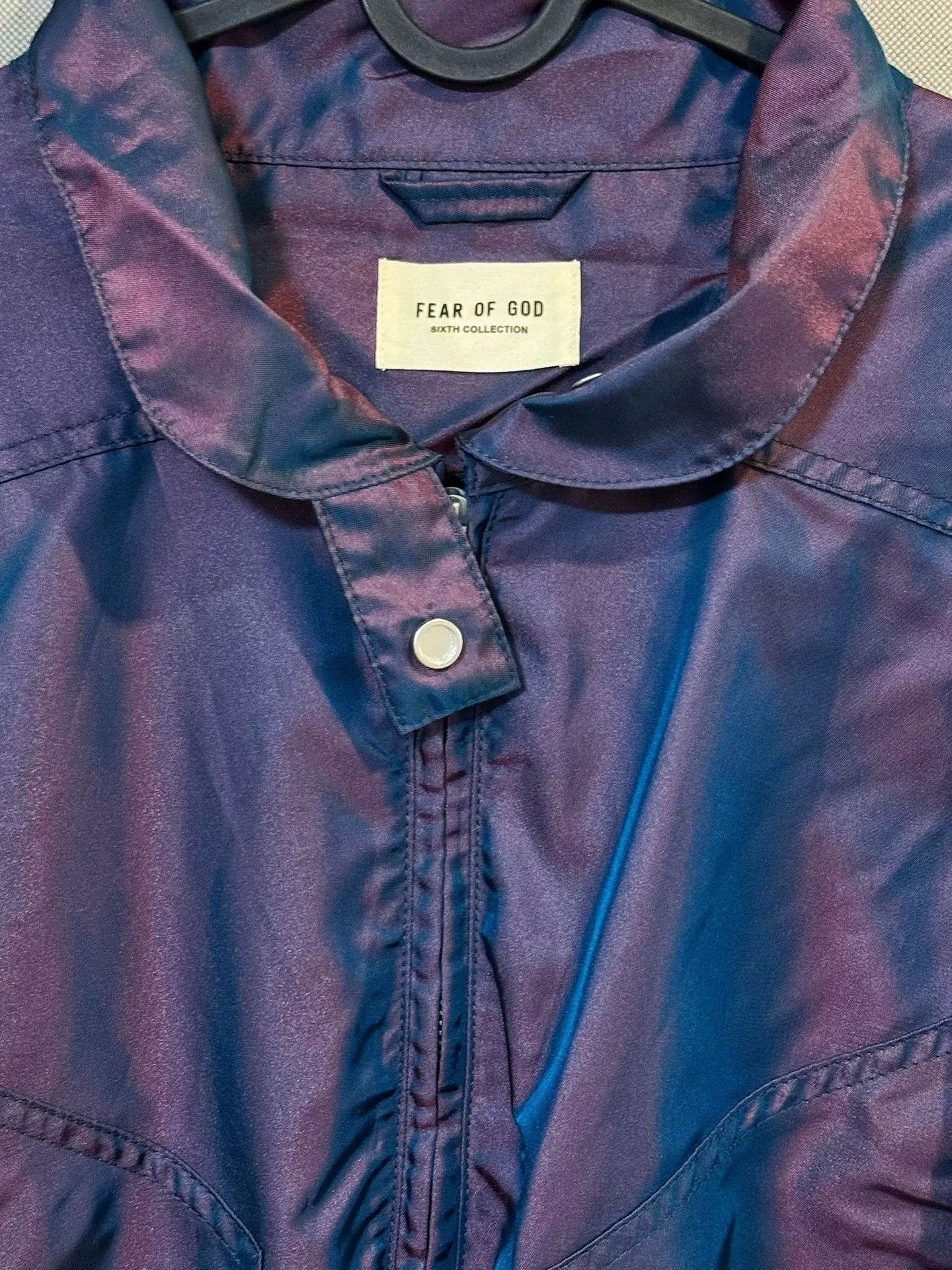 Fear of God Fear Of God 6th Collection Iridescent Nylon Top Size US M / EU 48-50 / 2 - 3 Thumbnail