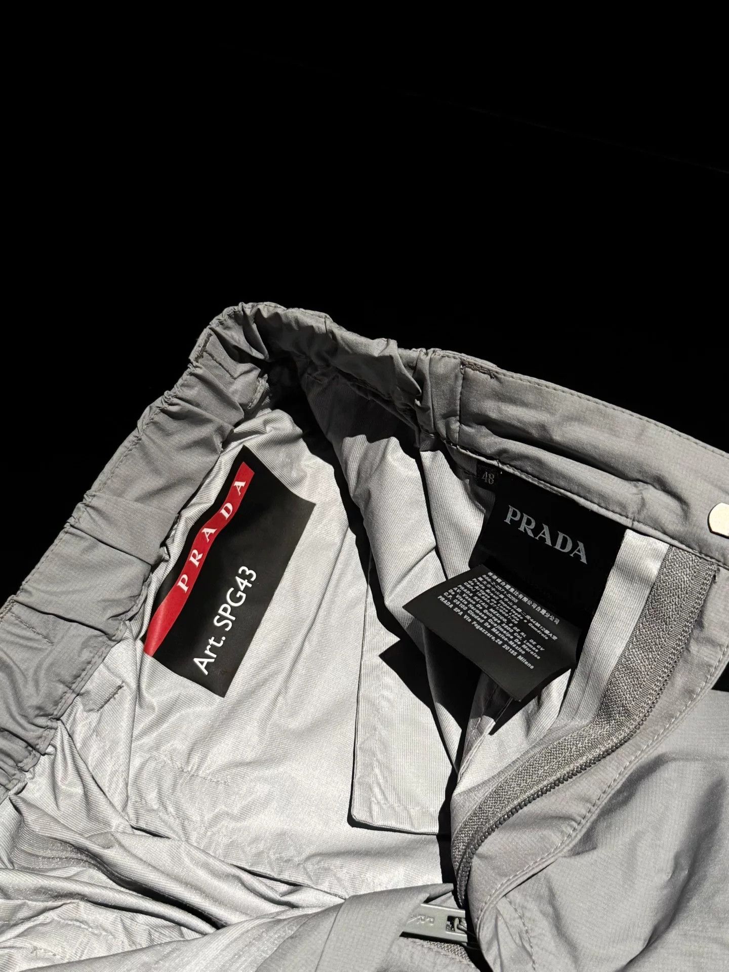 Prada Prada Velcro Nylon Sweatpants Size US 32 / EU 48 - 3 Thumbnail