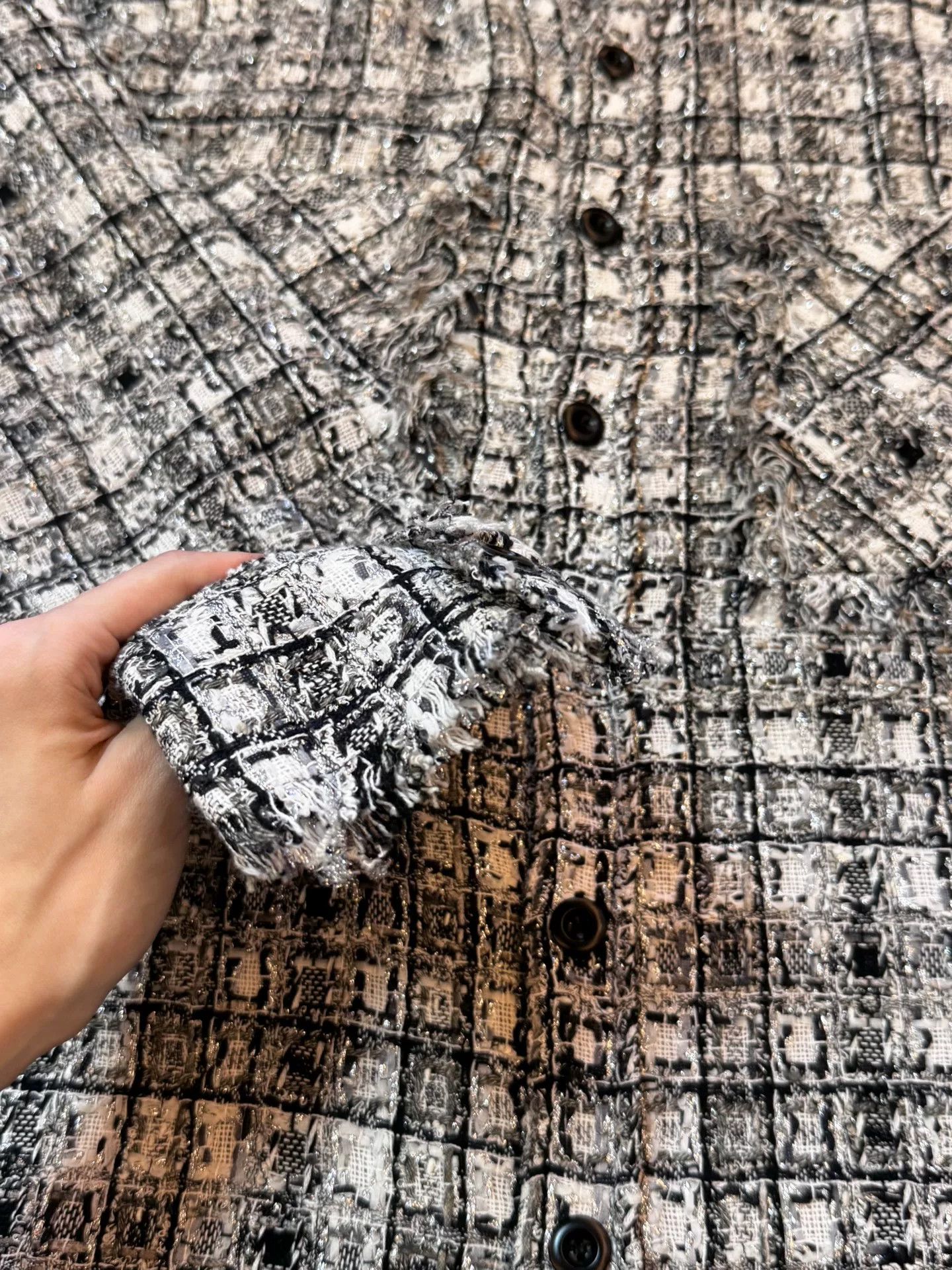 Faith Connexion Faith Connexion Black White Checkered Shirt Size US S / EU 44-46 / 1 - 5 Thumbnail