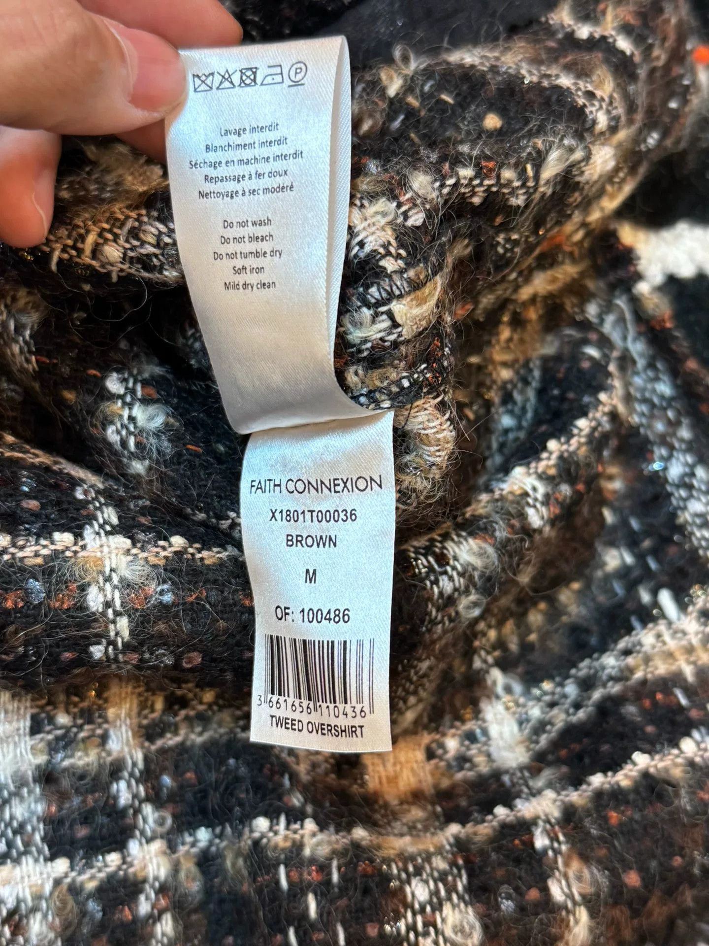 Faith Connexion Faith Connexion Wool Blend Shirt Coat Size US M / EU 48-50 / 2 - 6 Thumbnail