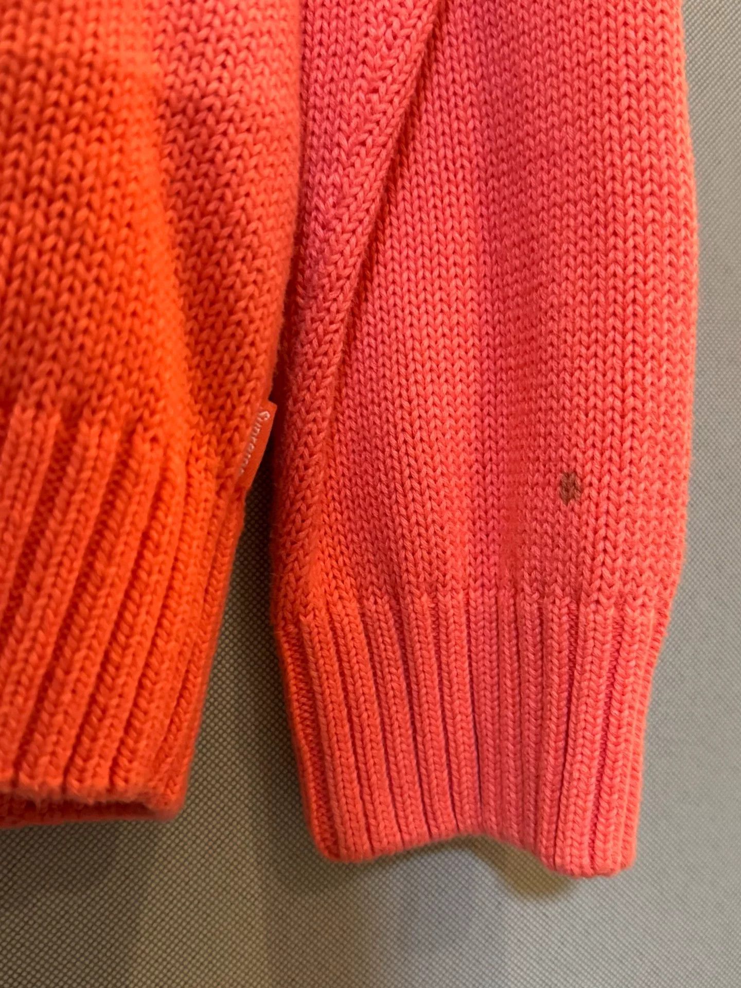 Supreme Supreme Orange Pullover Sweater Size US XL / EU 56 / 4 - 4 Thumbnail