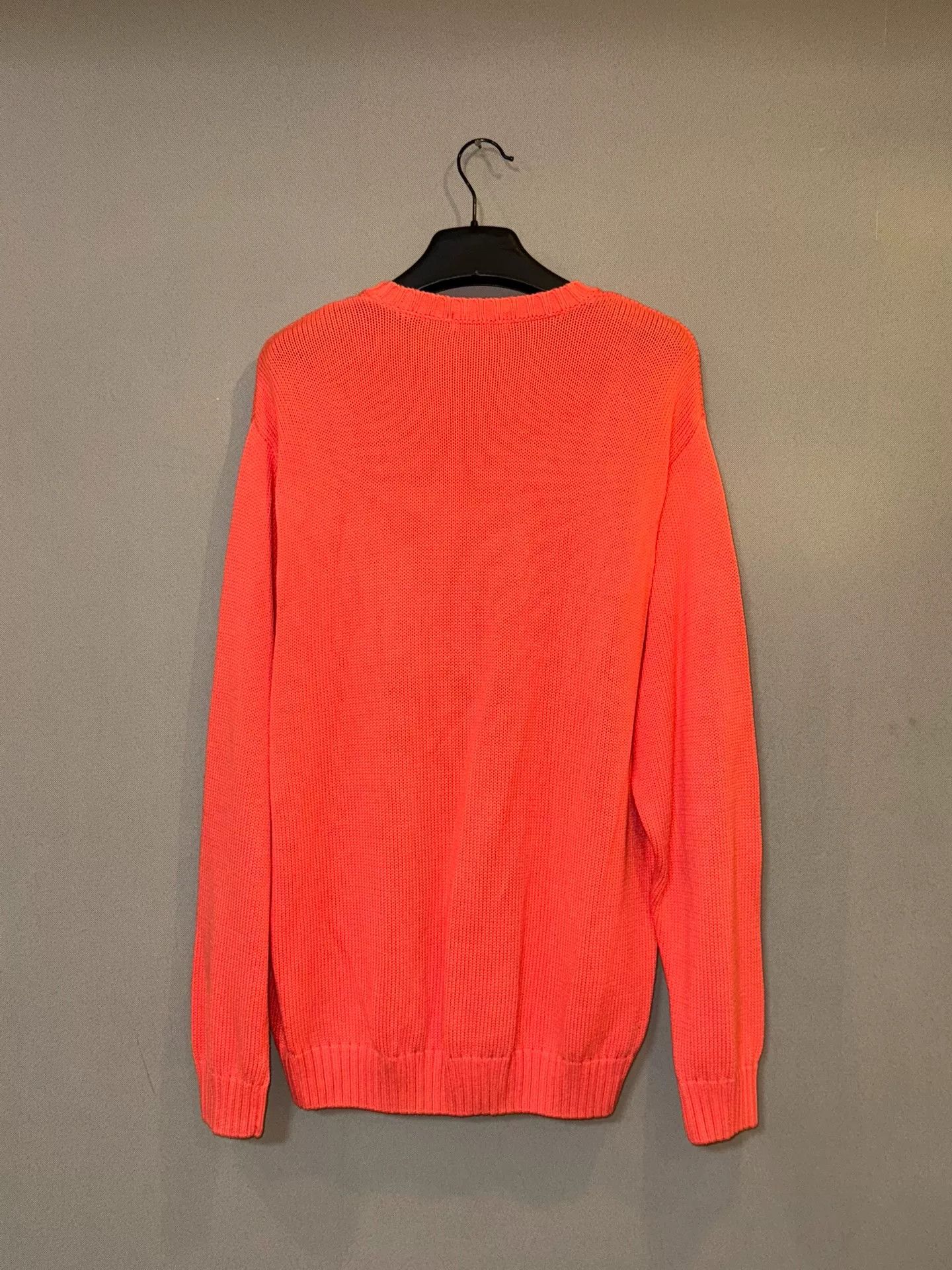 Supreme Supreme Orange Pullover Sweater Size US XL / EU 56 / 4 - 2 Thumbnail