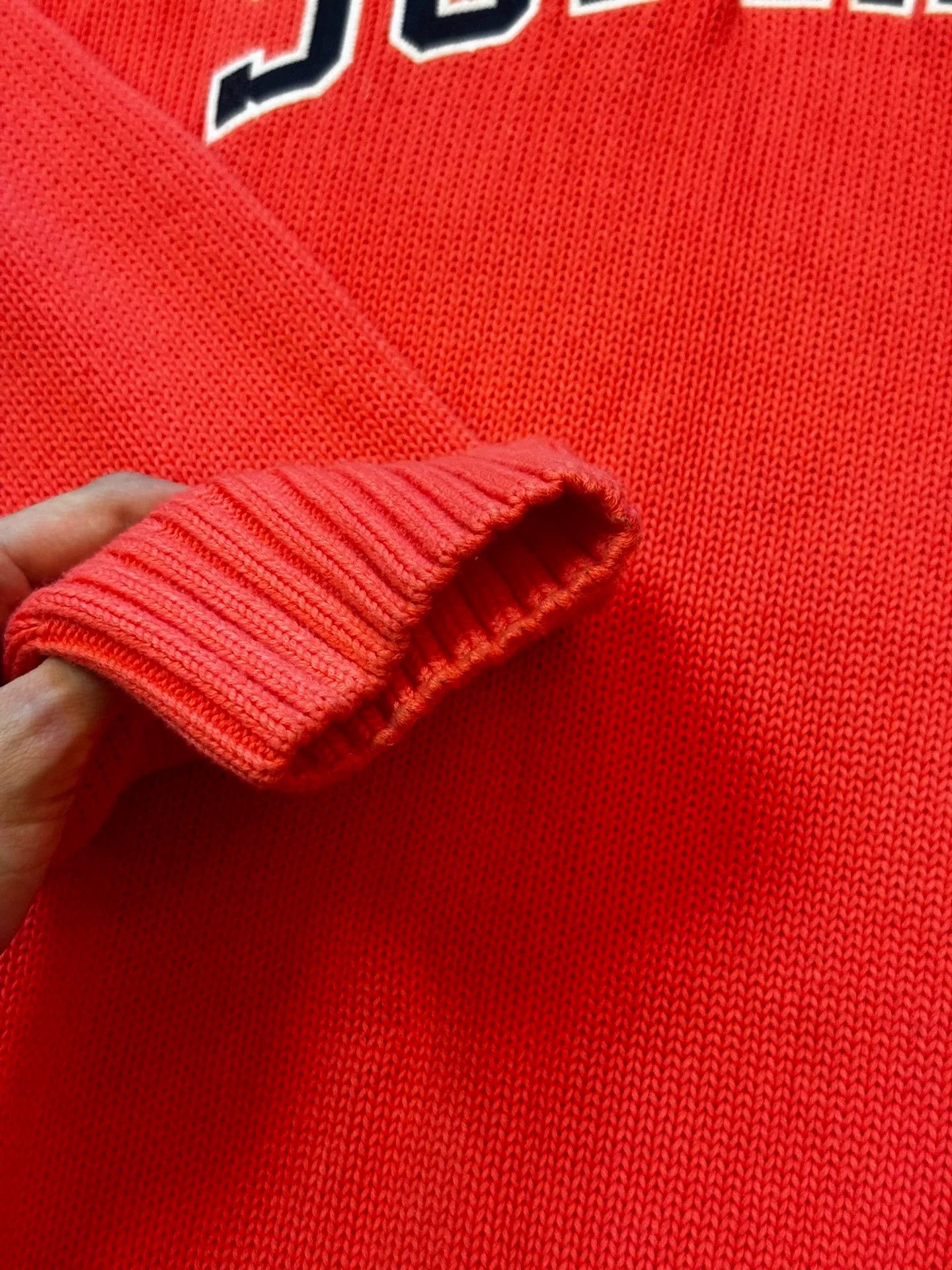 Supreme Supreme Orange Pullover Sweater Size US XL / EU 56 / 4 - 6 Thumbnail